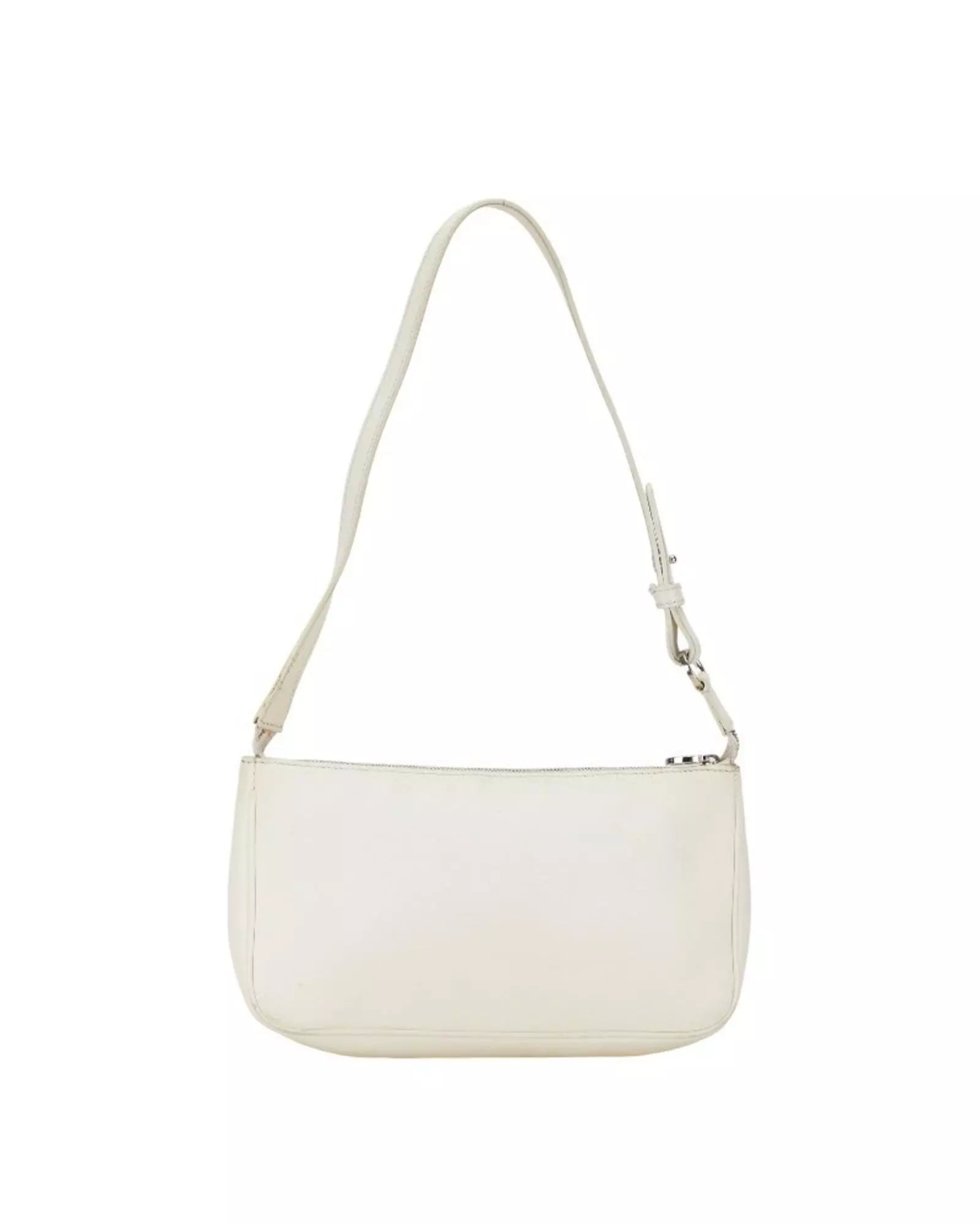 Preloved Small Leather Shoulder Bag Wo - White Clutch Bags alternative image
