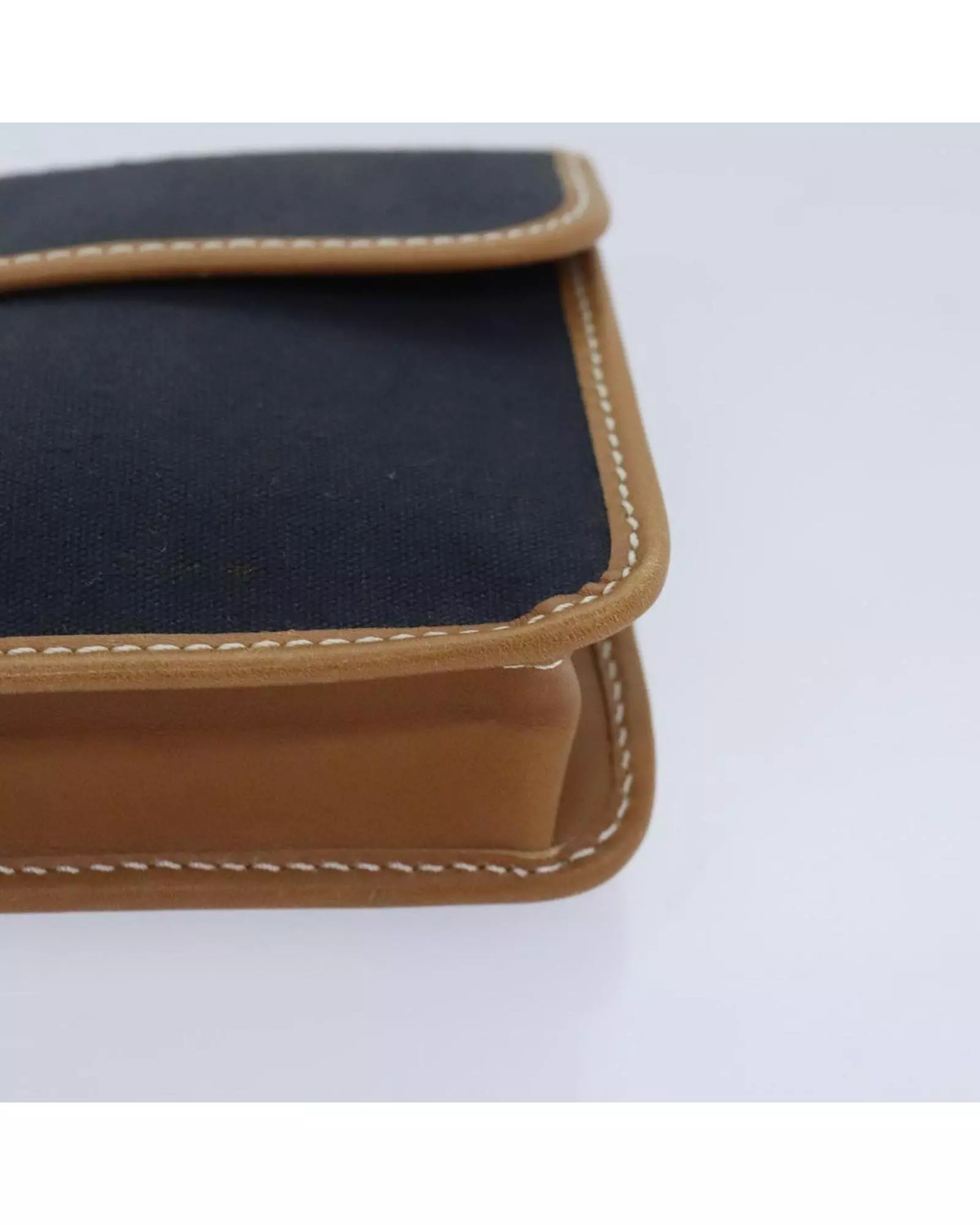 Preloved Canvas Clutch Women - Navy Clutch Bags alternative image