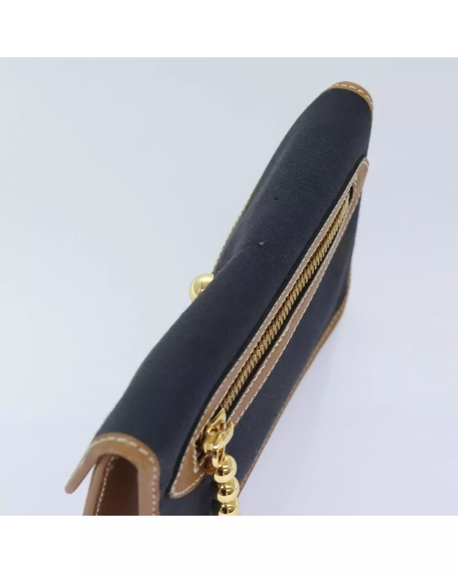 Preloved Canvas Clutch Women - Navy Clutch Bags alternative image