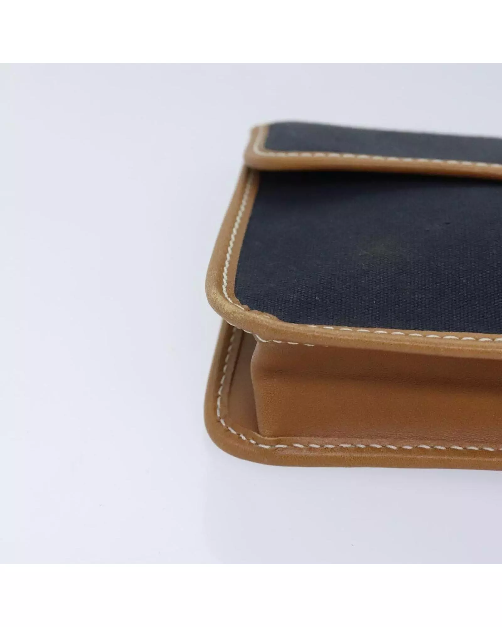 Preloved Canvas Clutch Women - Navy Clutch Bags alternative image