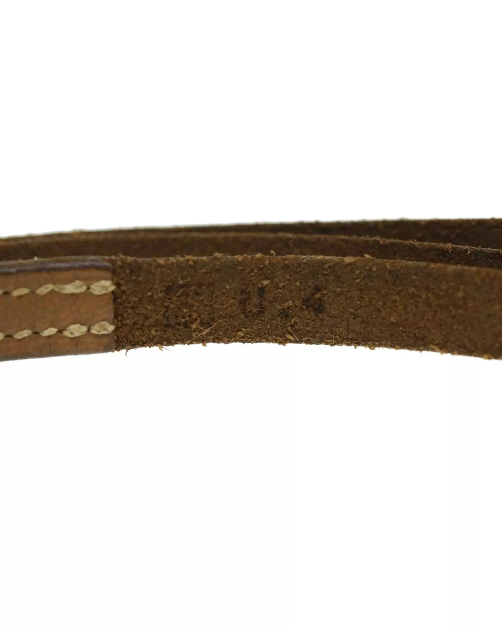 Preloved Double Tour Leather Bracelet Wo - Beige alternative image