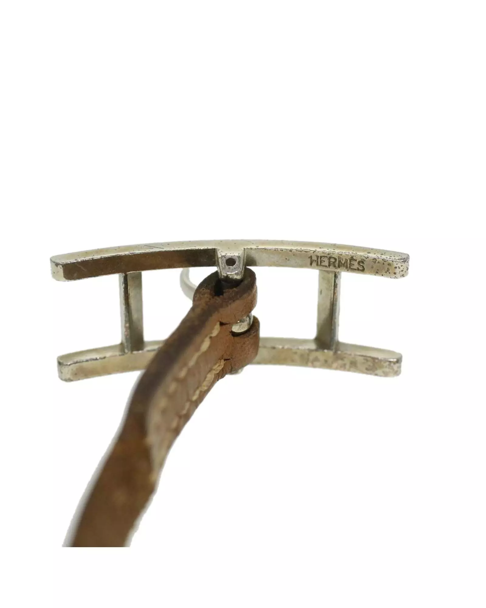 Preloved Double Tour Leather Bracelet Wo - Beige alternative image