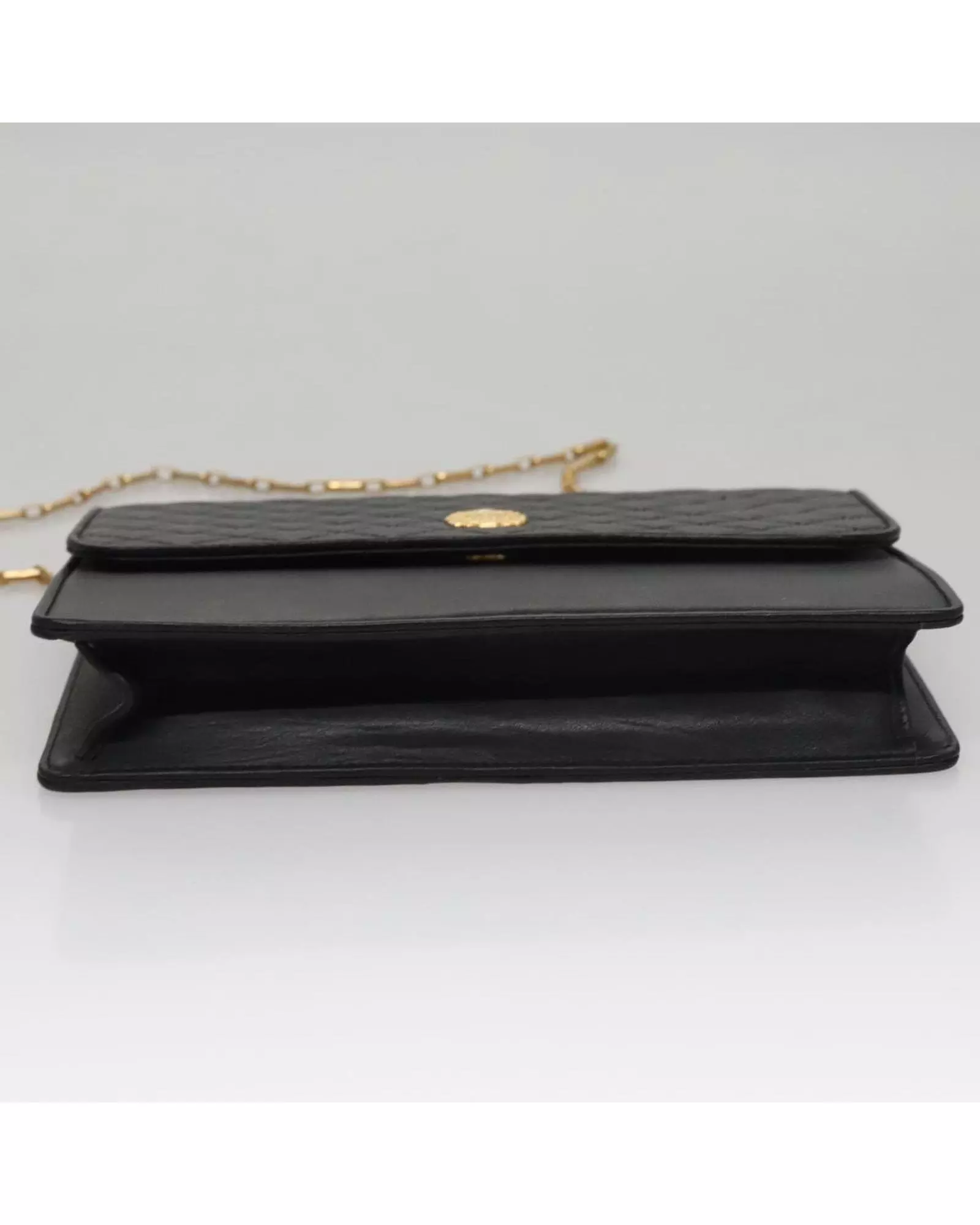 Preloved Quilted Leather Chain Bag Wo - Black Shoulder Bags alternative image