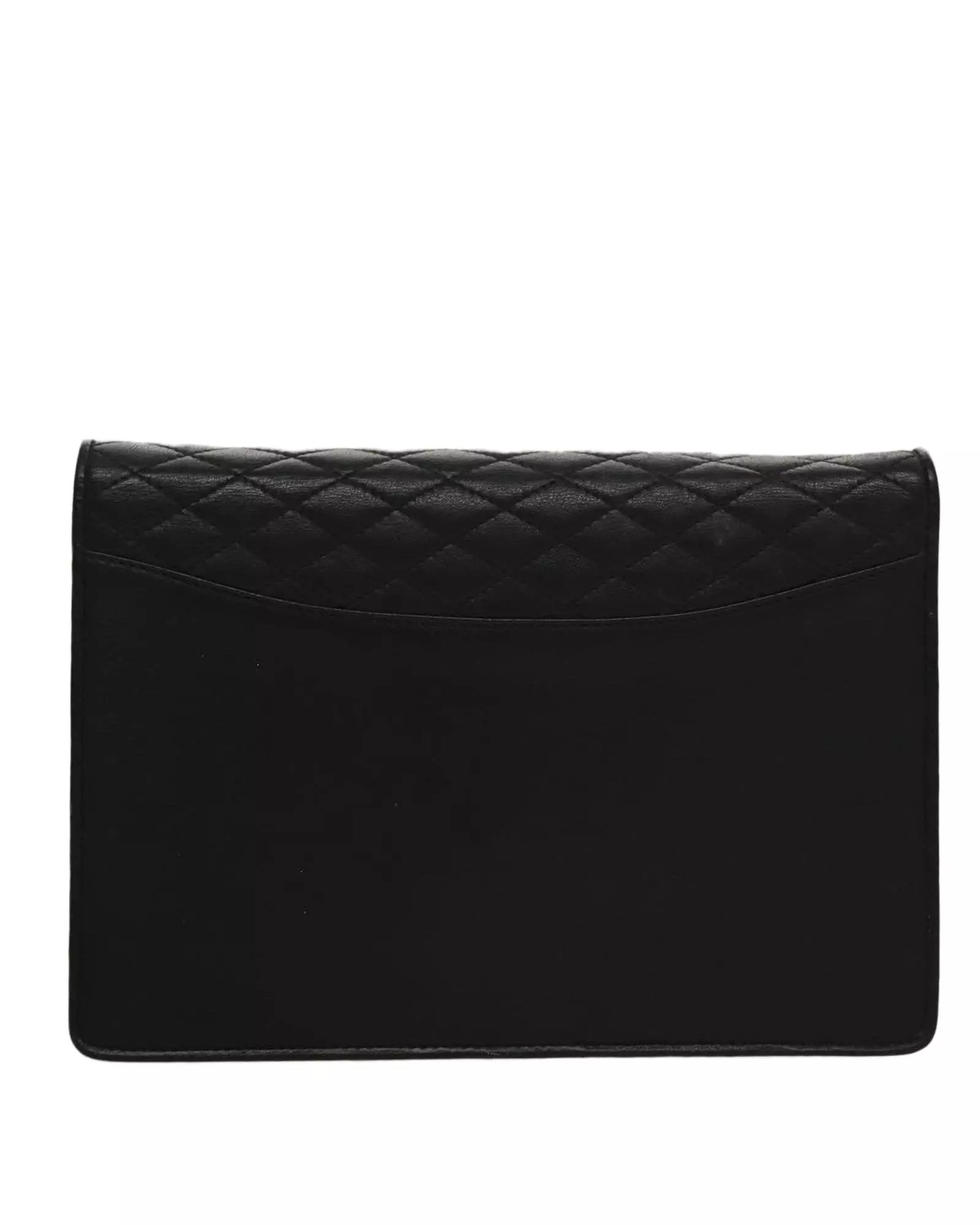 Preloved Quilted Leather Chain Bag Wo - Black Shoulder Bags alternative image