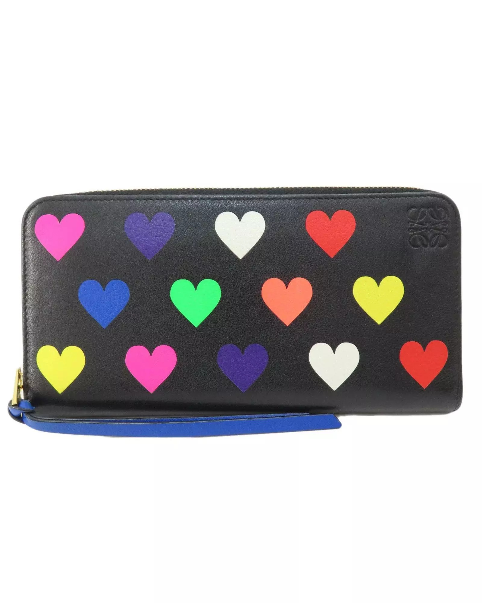 Preloved Puzzle Wallet Multicolor Heart Design Women - Black alternative image