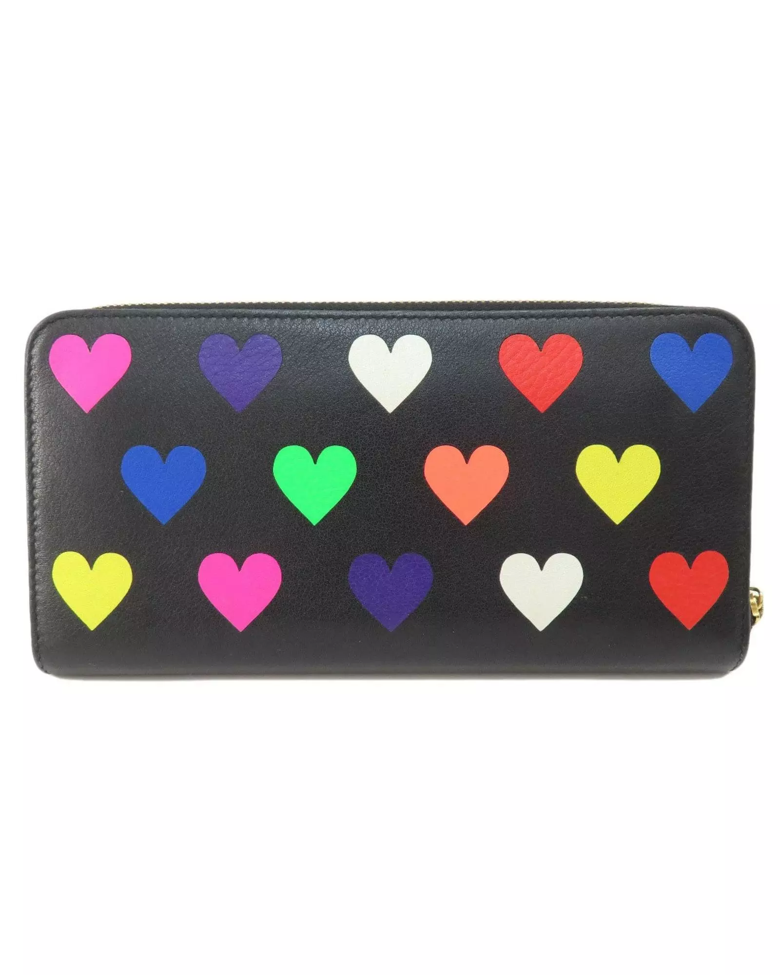 Preloved Puzzle Wallet Multicolor Heart Design Women - Black alternative image