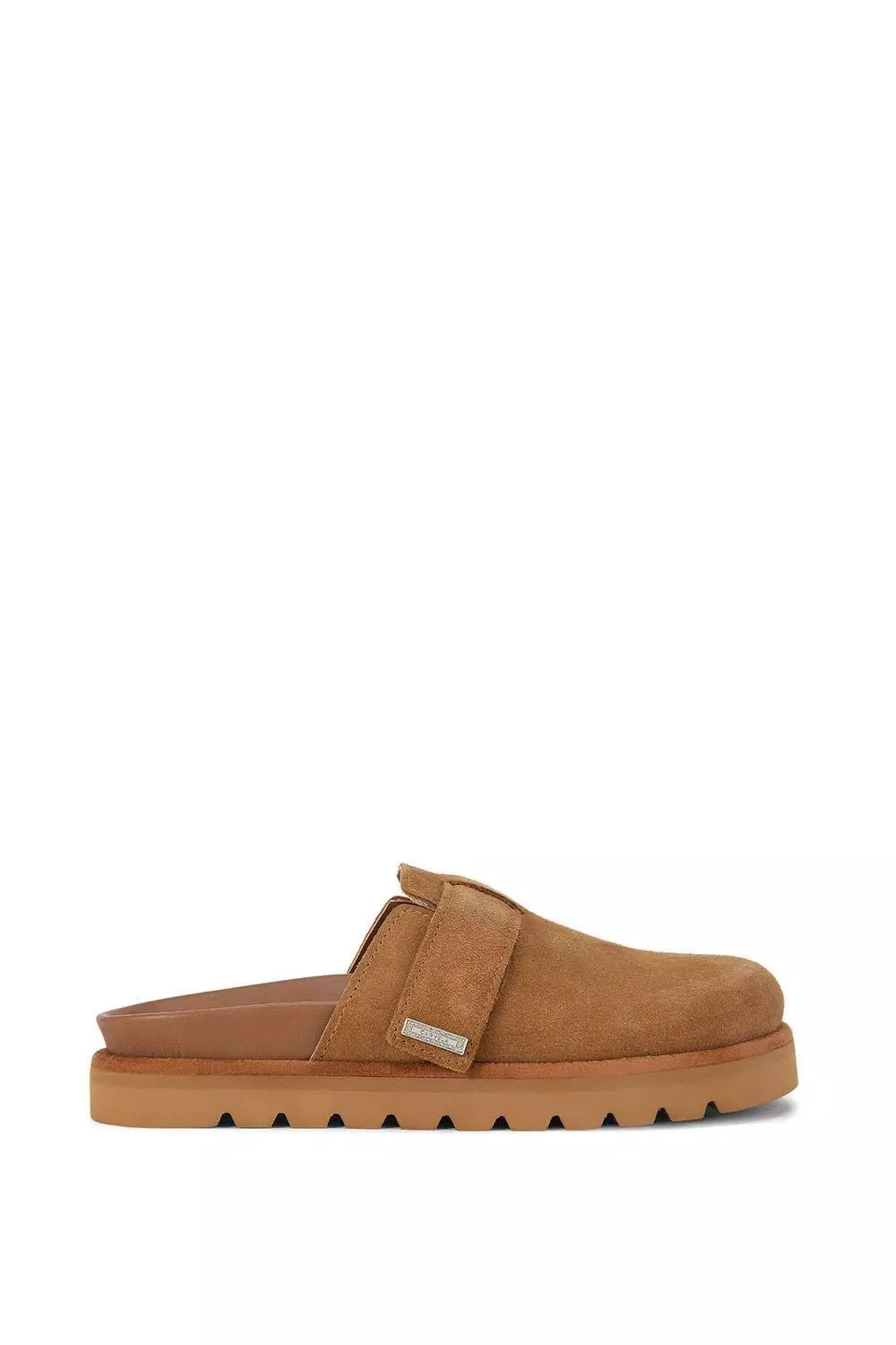 Camel 'Dazzle Mule' Suede Flats alternative image