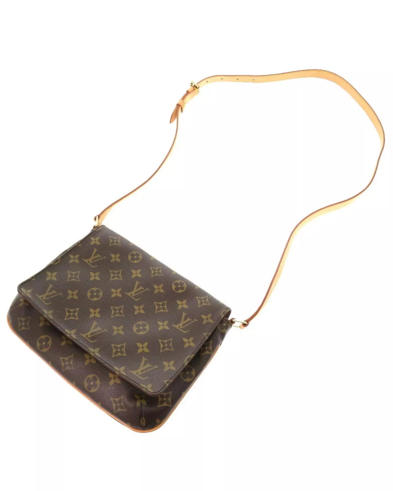 Preloved Monogram Pochette Crossbody Bag Wo - Brown Shoulder Bags alternative image