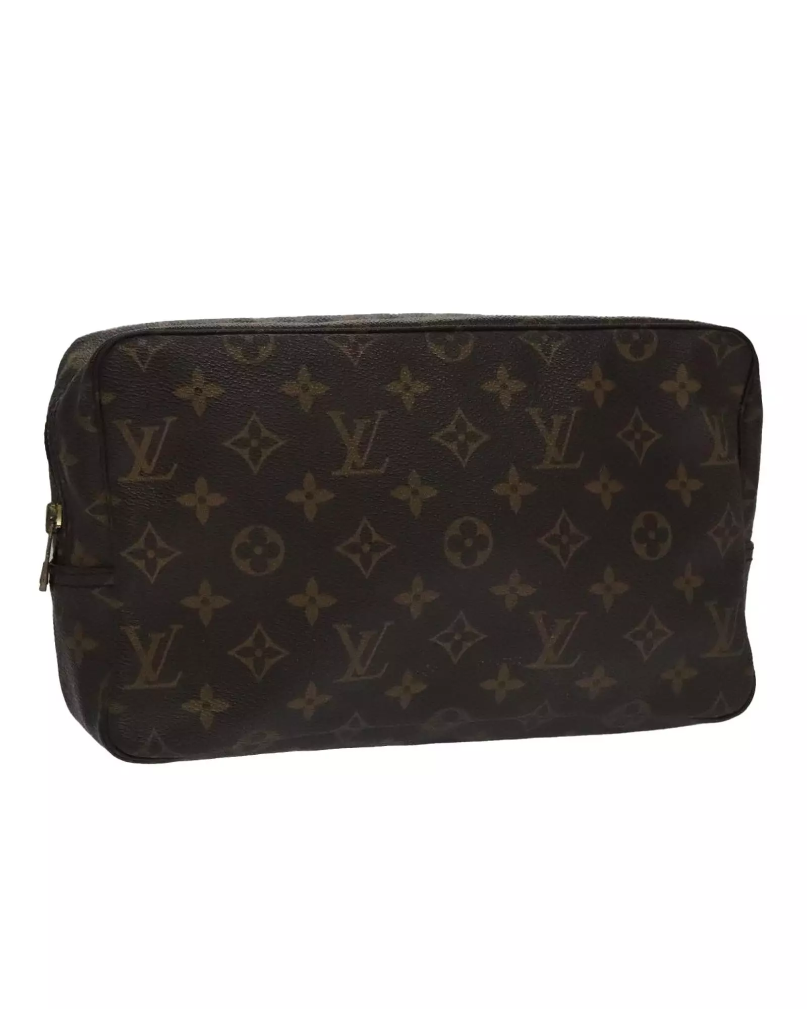 Preloved Cosmetic Pouch Monogram Canvas Wo - Brown Clutch Bags alternative image
