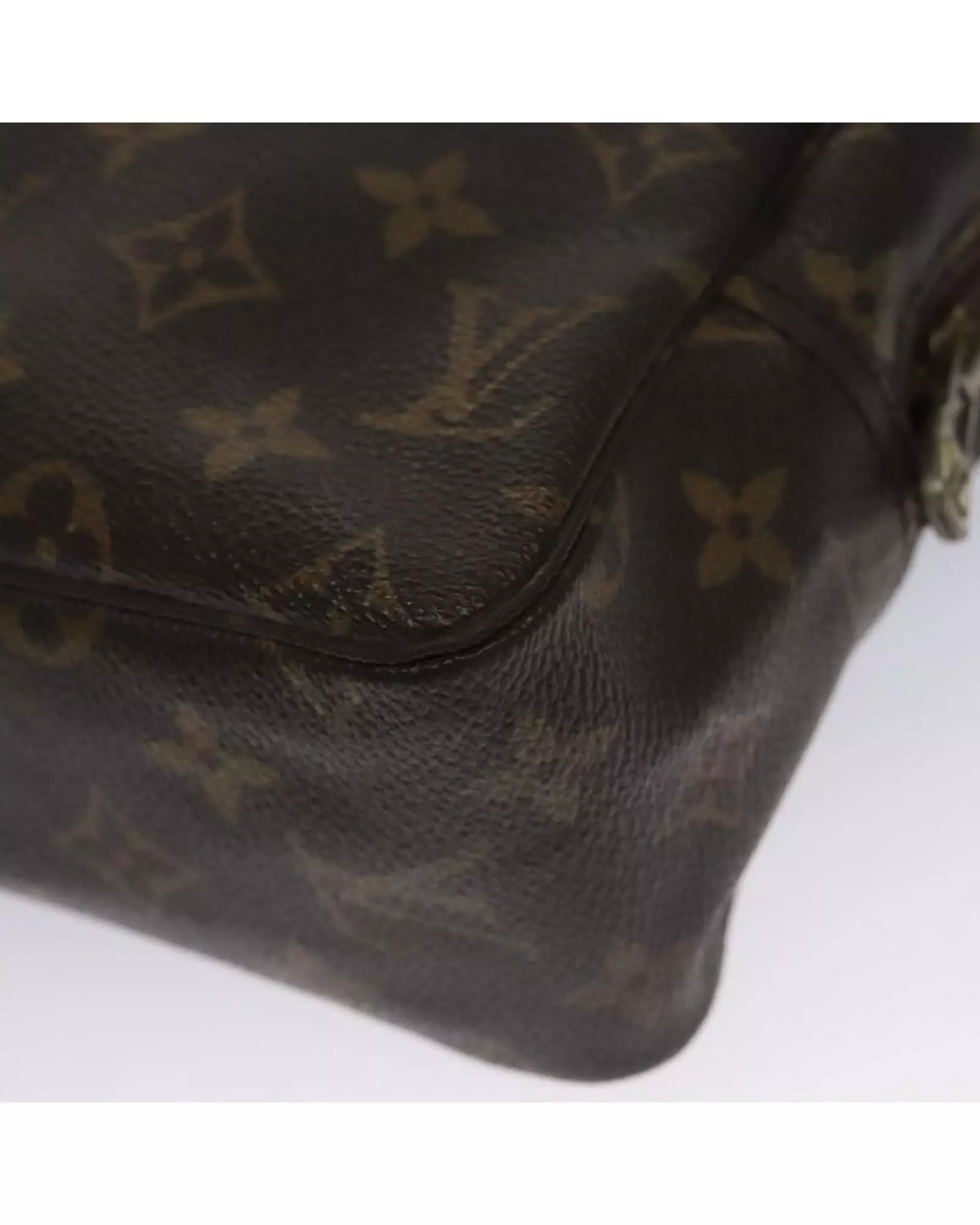 Preloved Cosmetic Pouch Monogram Canvas Wo - Brown Clutch Bags alternative image