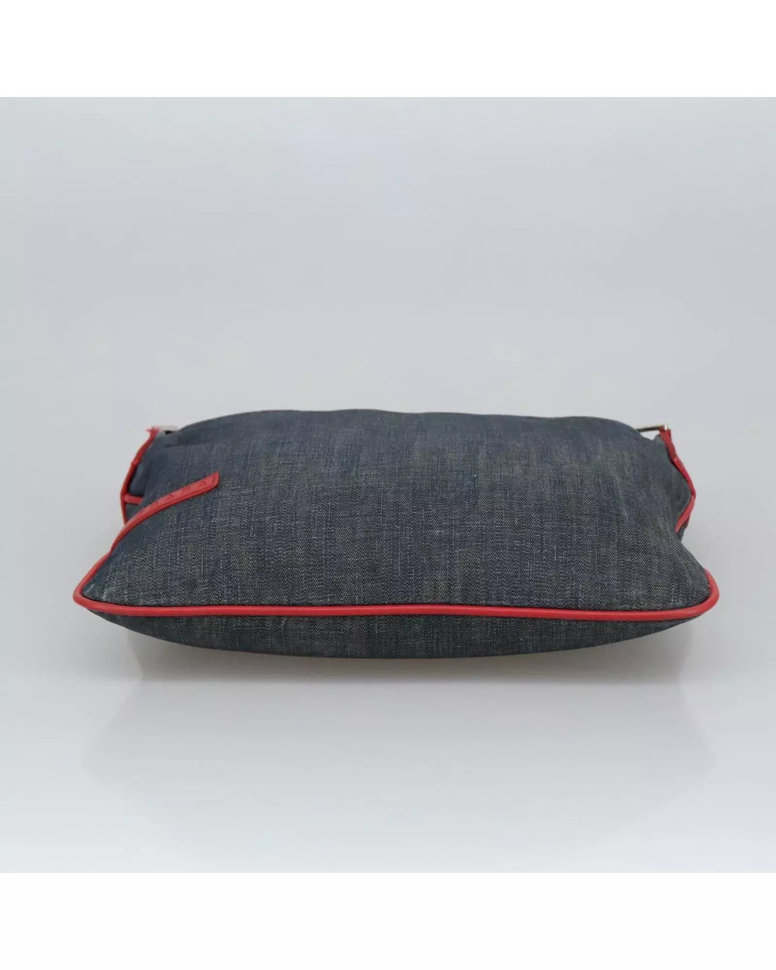 Preloved Denim Messenger Bag Crossbody Style Women - Navy Shoulder alternative image