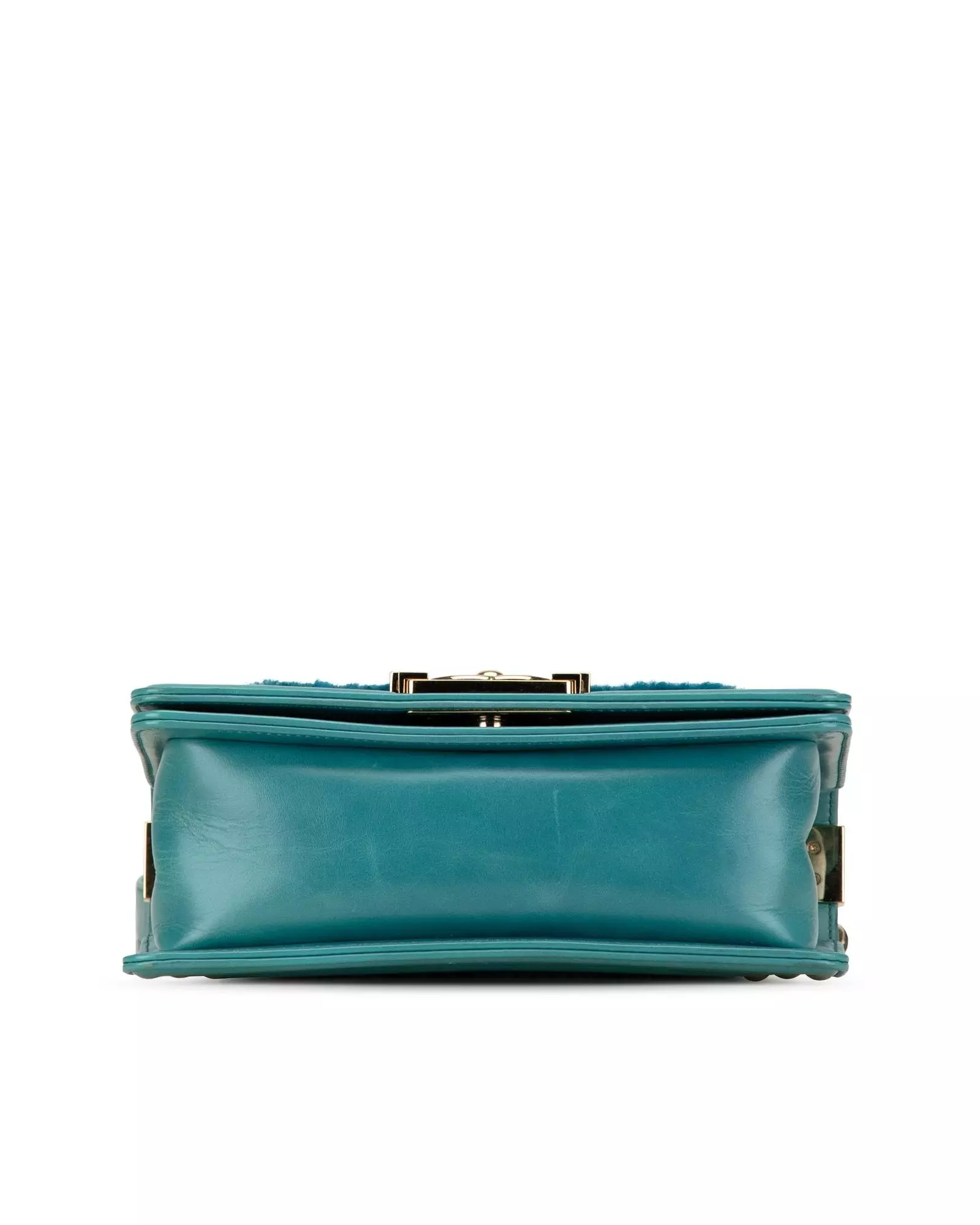 Preloved Boy Crossbody Teal Shearling Wo - Blue Crossbody Bags alternative image