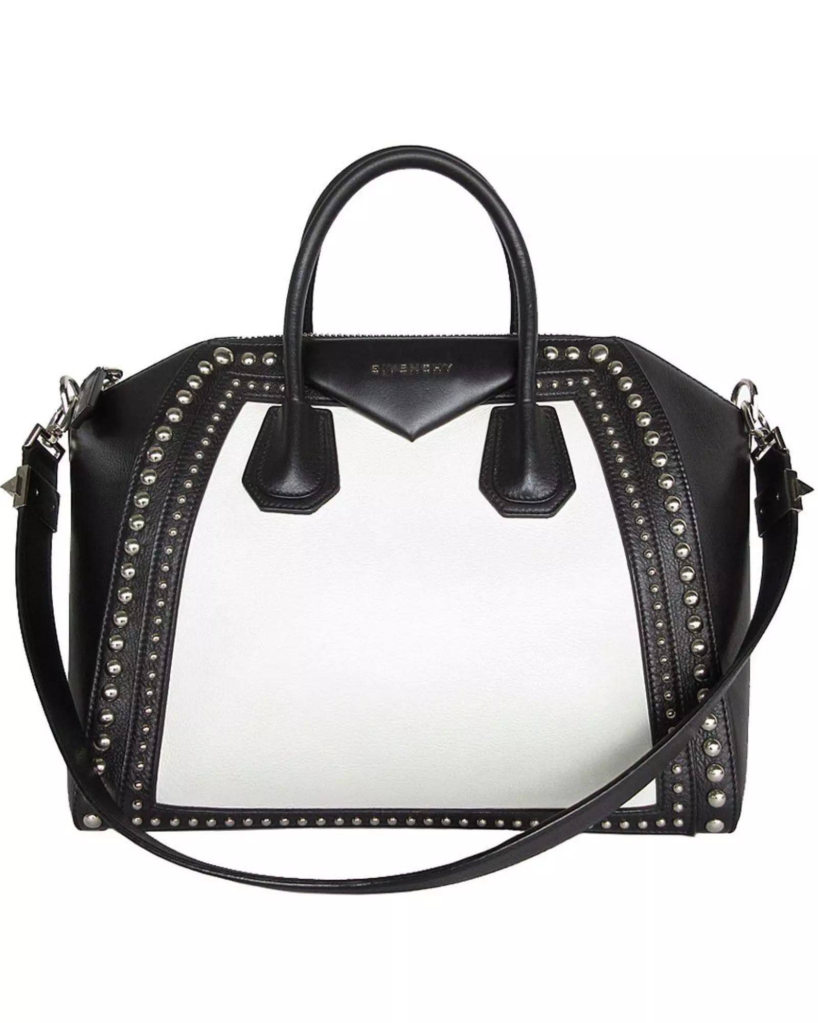 Preloved Antigona Studded Handbag Women - White alternative image