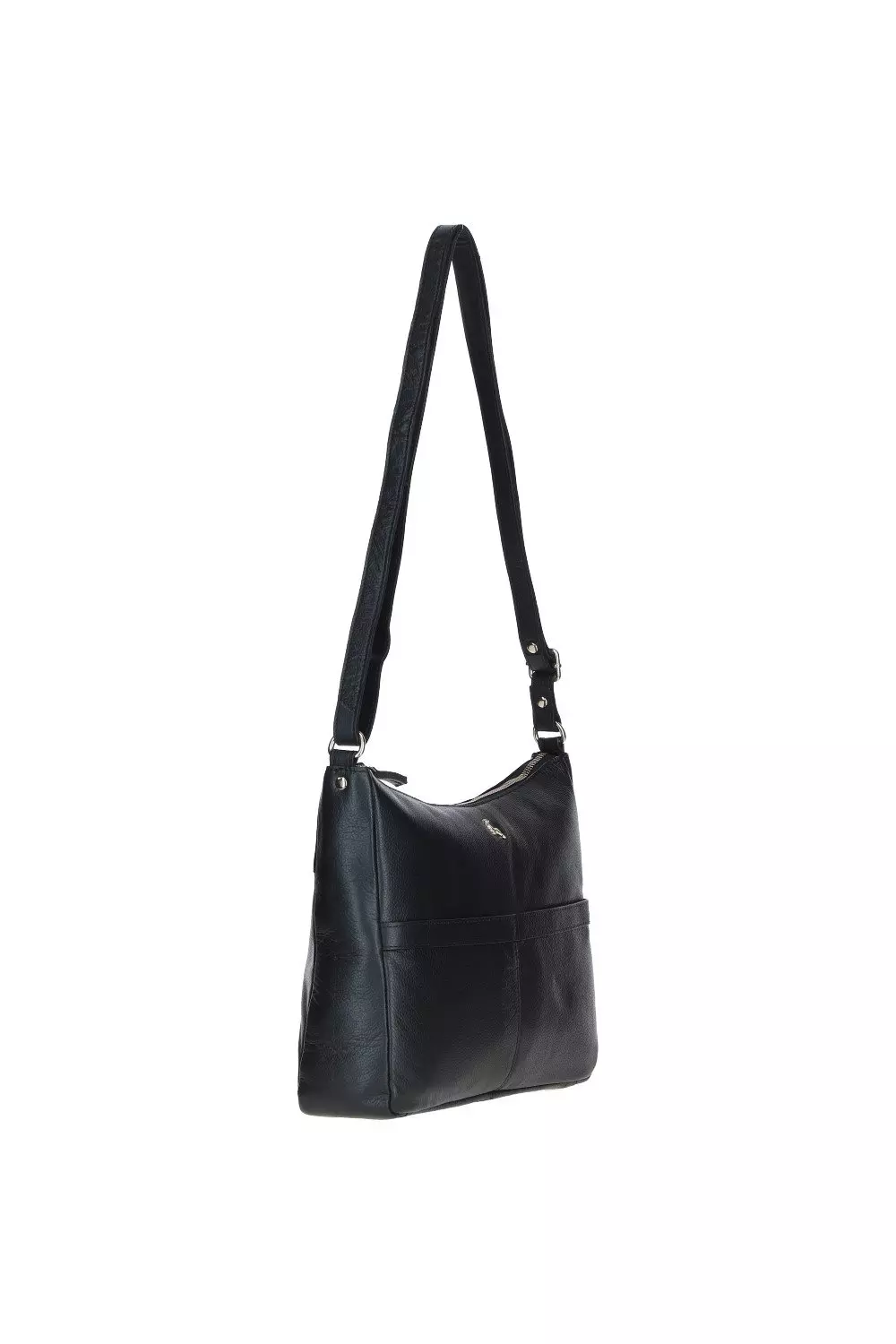 Black 'Highgate' Real Leather Shoulder Bag alternative image