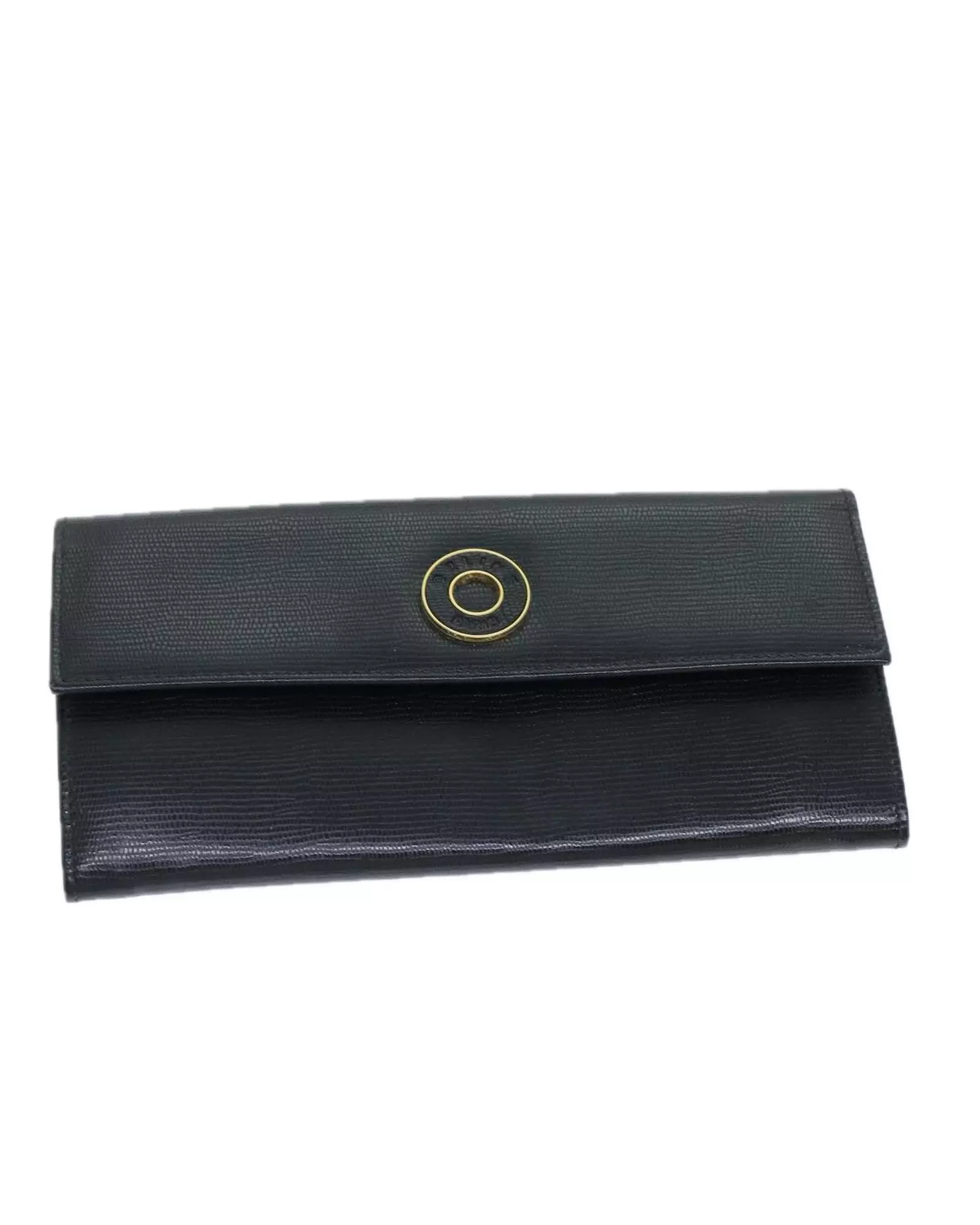 Preloved Vintage Leather Wallet Clutch Wallet Women - Black alternative image