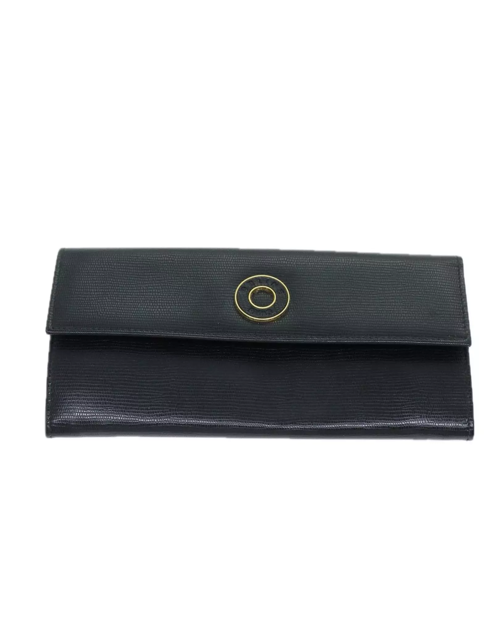 Preloved Vintage Leather Wallet Clutch Wallet Women - Black alternative image