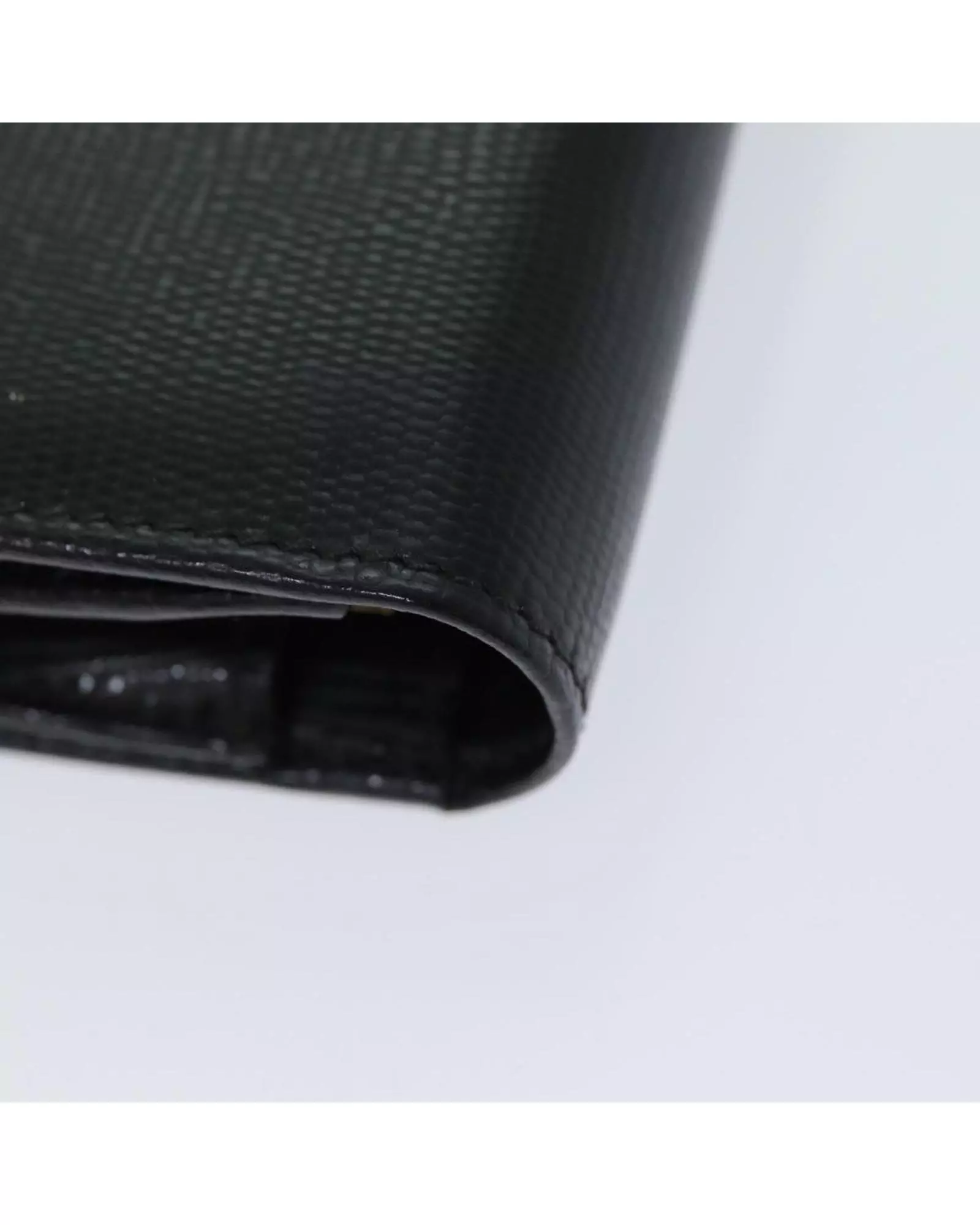 Preloved Vintage Leather Wallet Clutch Wallet Women - Black alternative image
