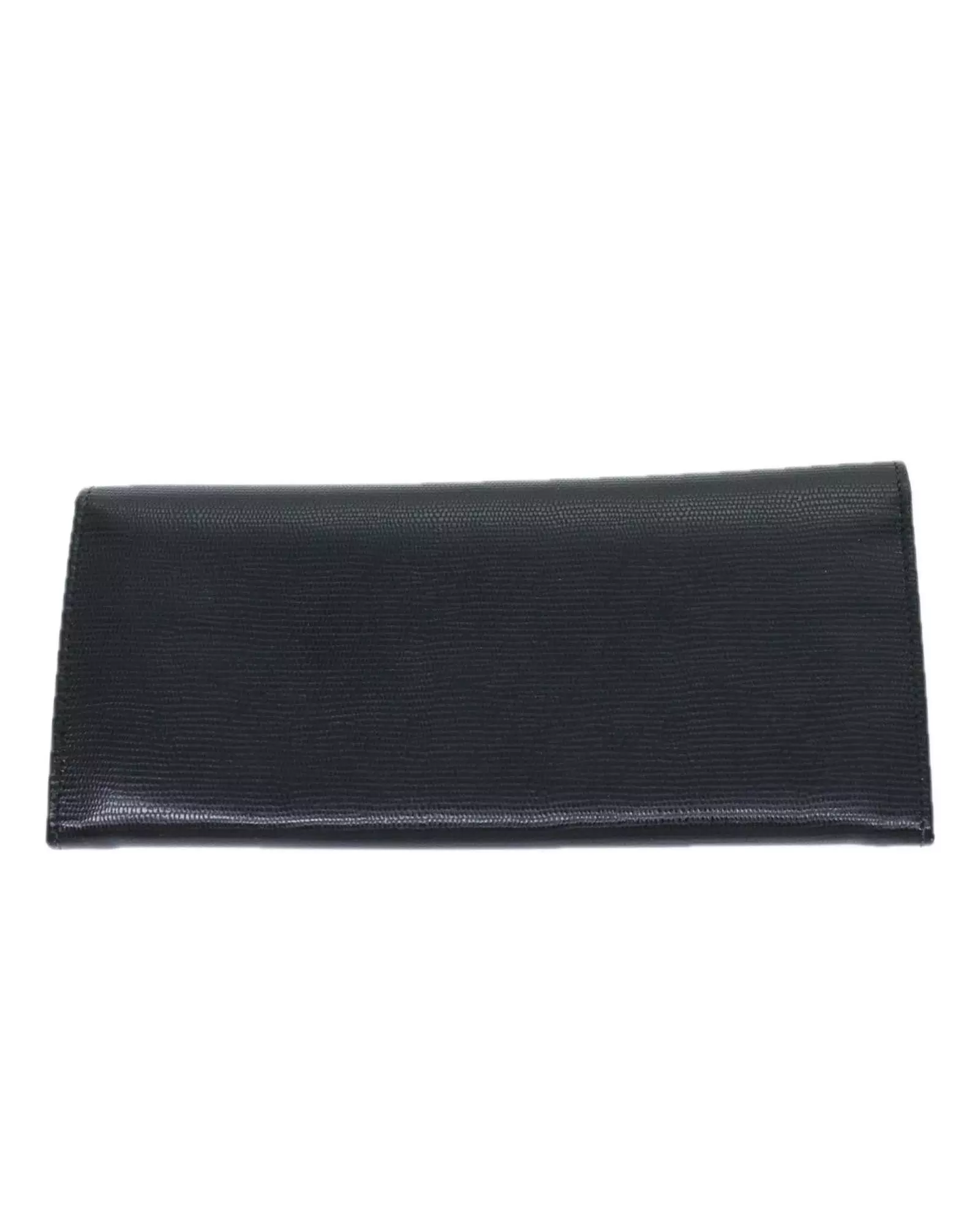 Preloved Vintage Leather Wallet Clutch Wallet Women - Black alternative image