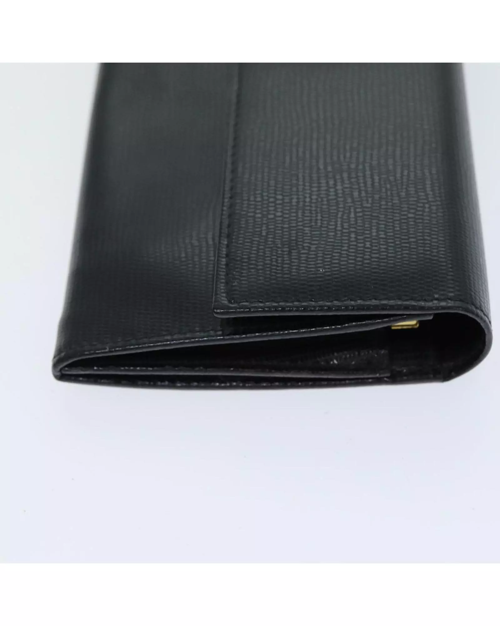 Preloved Vintage Leather Wallet Clutch Wallet Women - Black alternative image