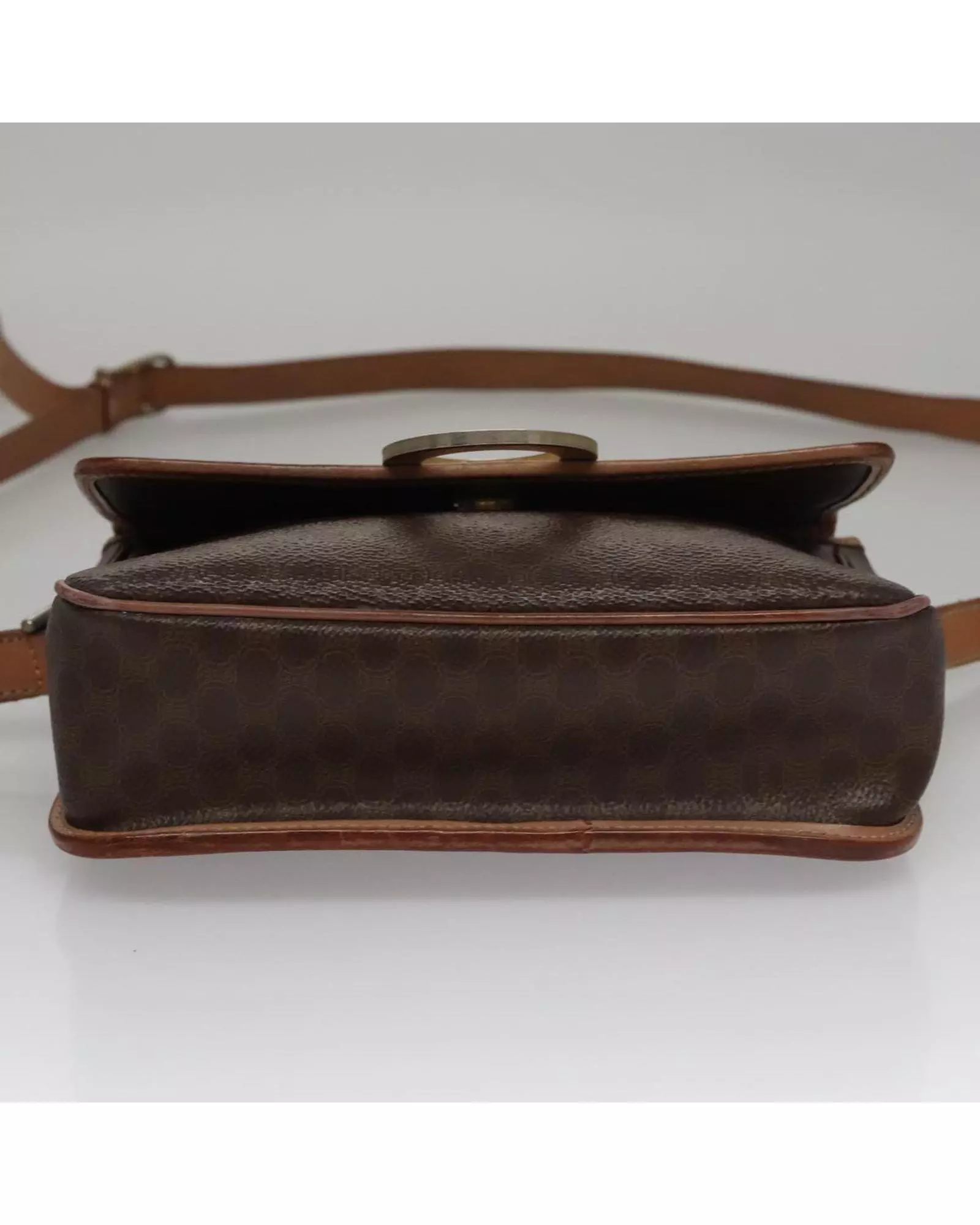 Preloved Vintage Paris Logo Shoulder Bag Women - Brown alternative image