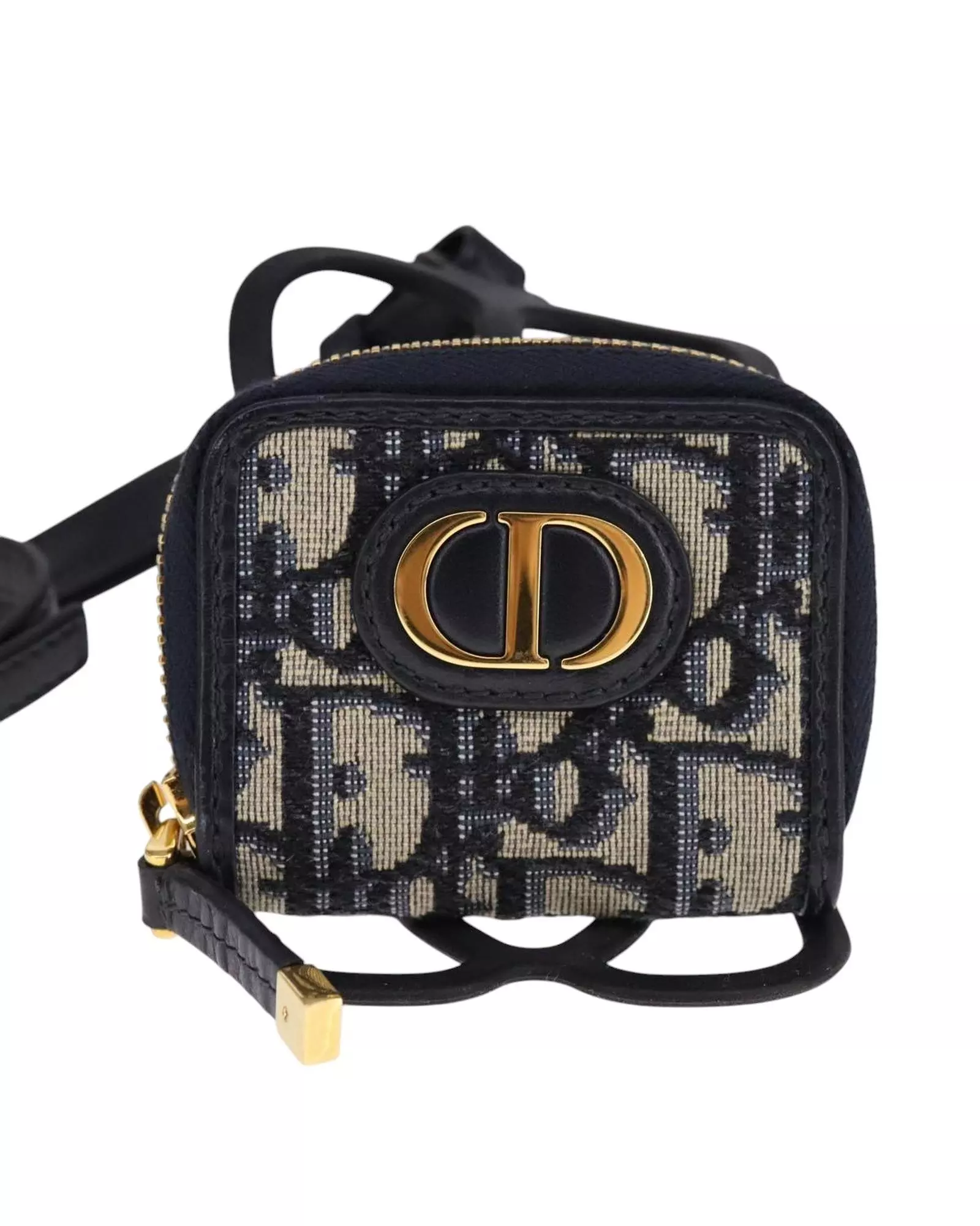 Preloved Caro Pouch Oblique Jacquard Wallet Women - Navy alternative image