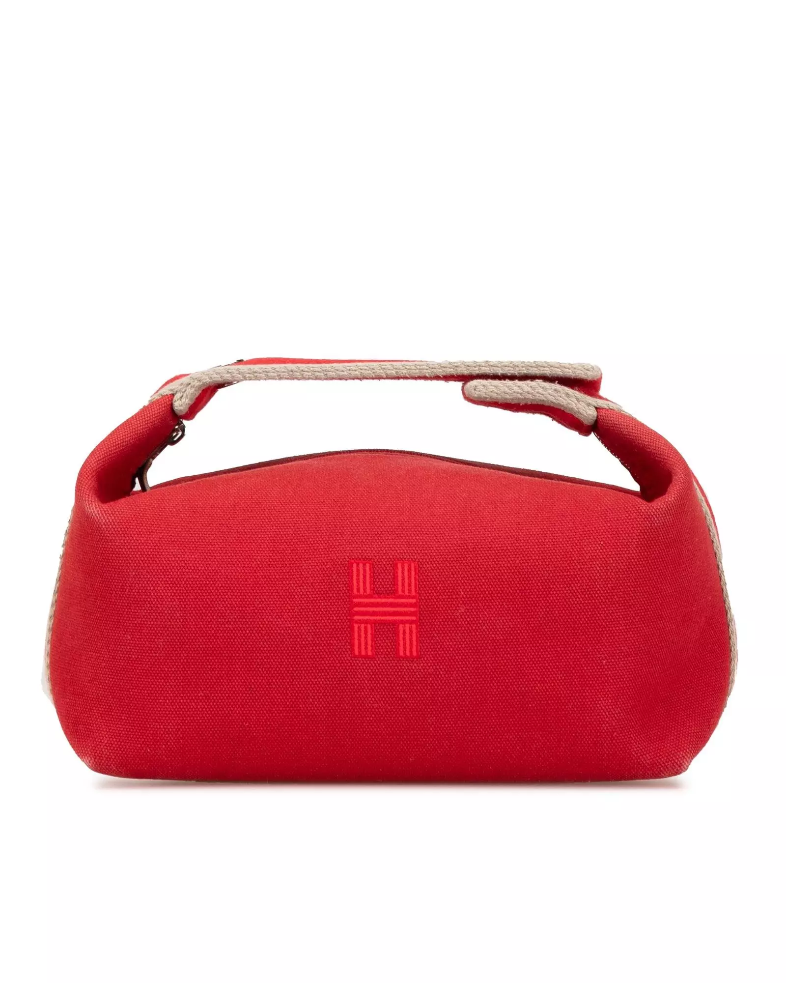 Preloved Canvas Vanity Case Women - Red Vanity Bags alternative image