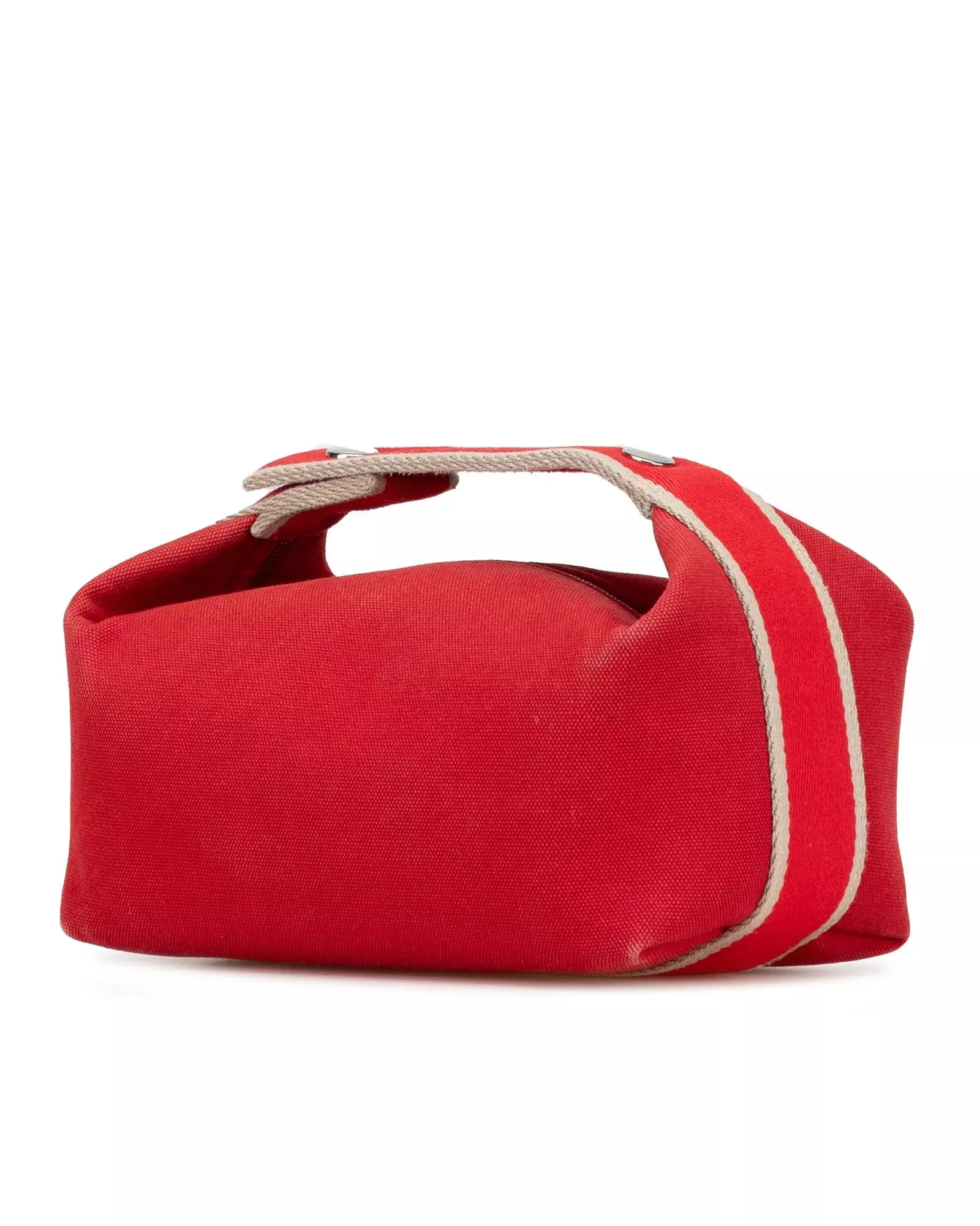 Preloved Canvas Vanity Case Women - Red Vanity Bags alternative image