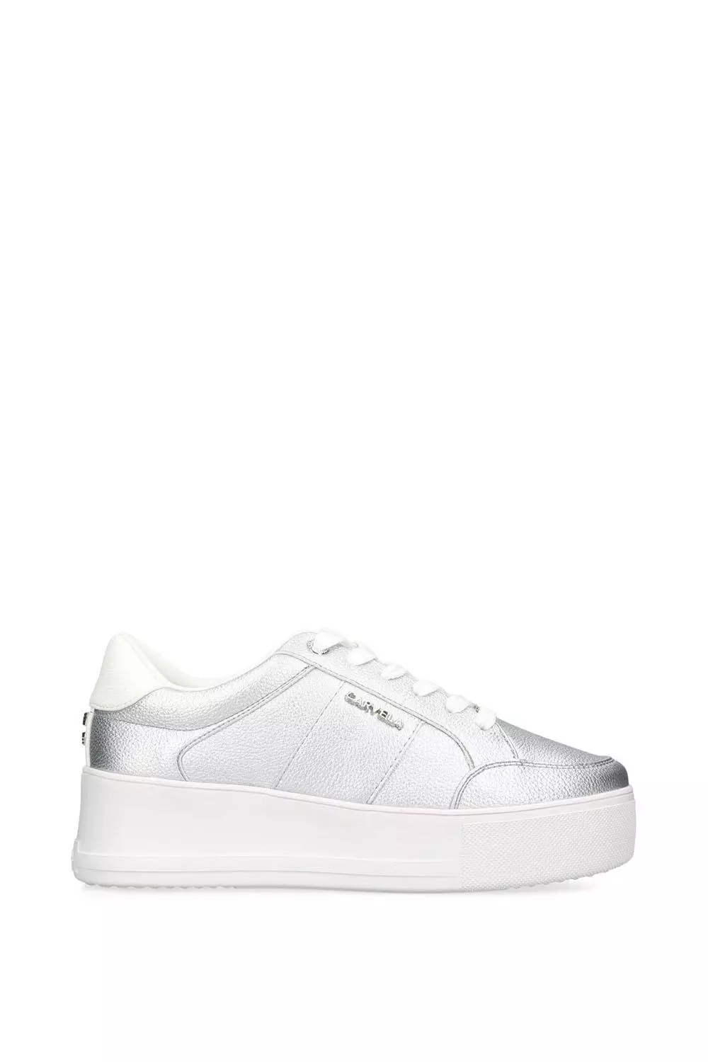 Silver 'Jive Lace Up'  Trainers alternative image