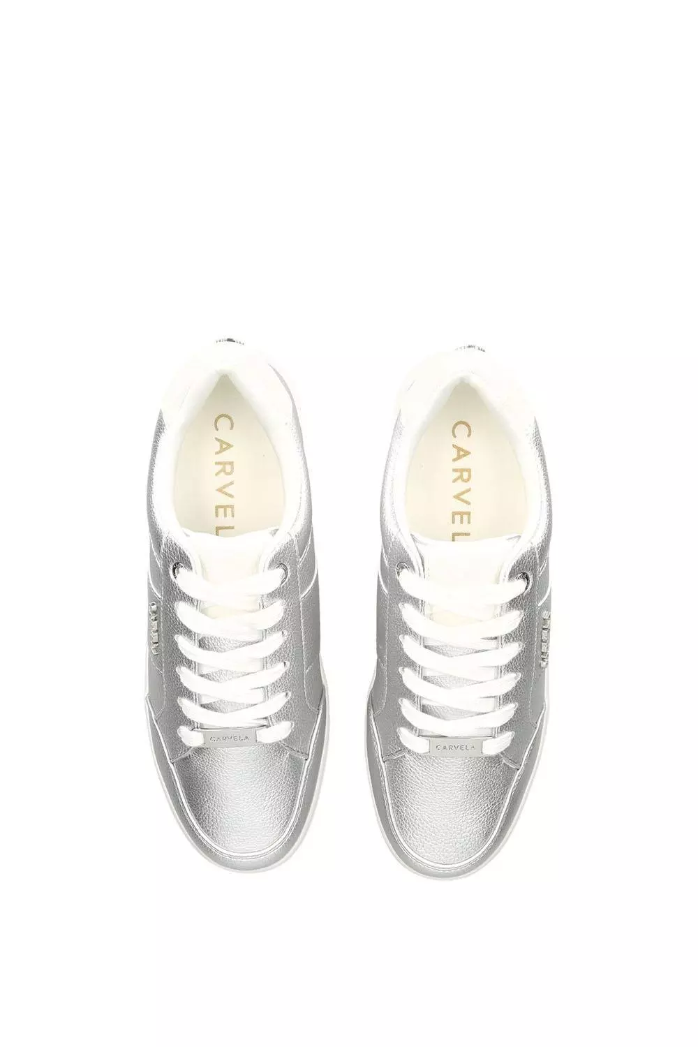 Silver 'Jive Lace Up'  Trainers alternative image