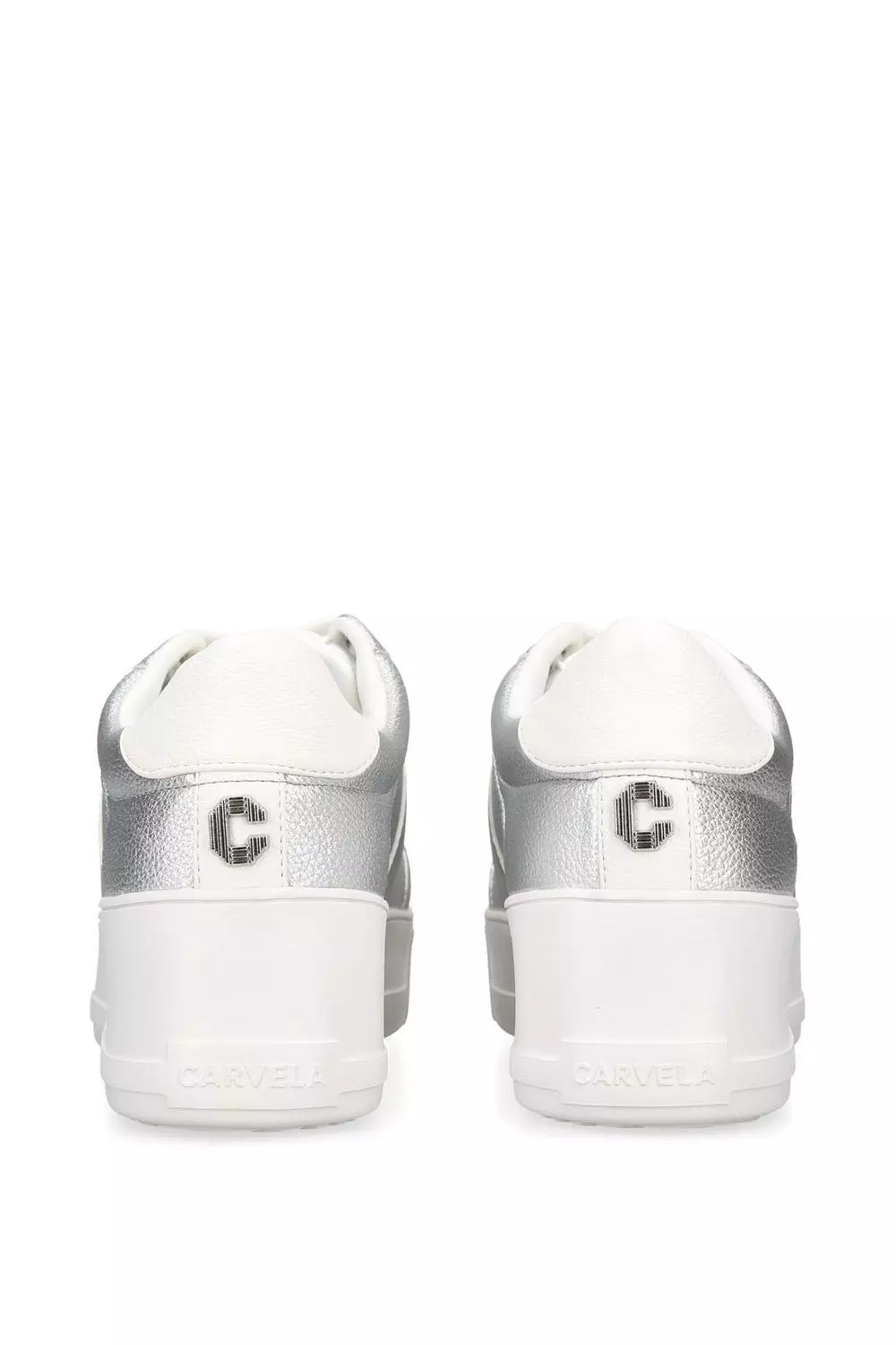 Silver 'Jive Lace Up'  Trainers alternative image