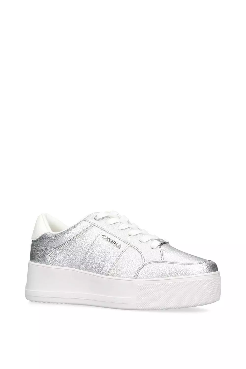 Silver 'Jive Lace Up'  Trainers alternative image