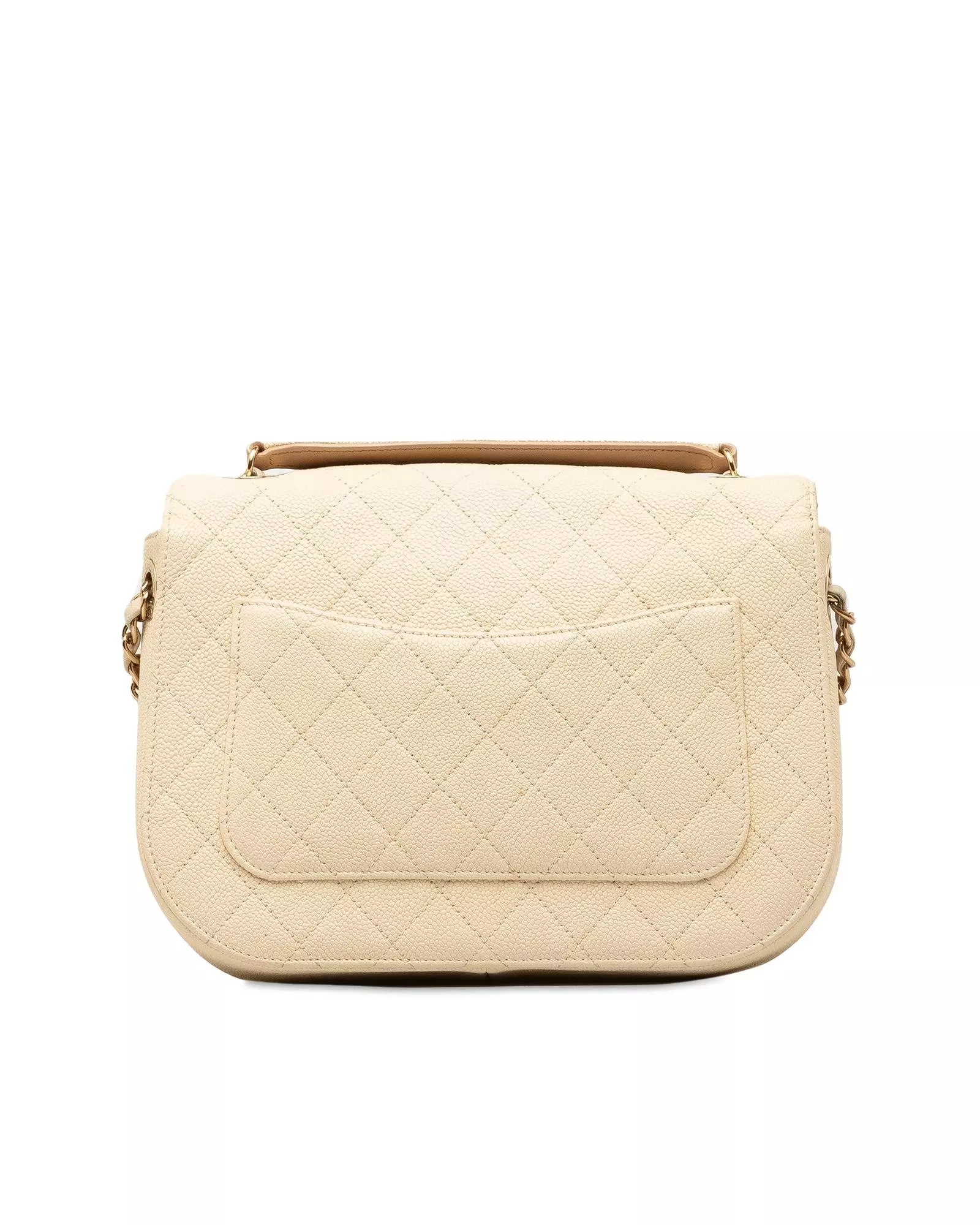 Preloved Quilted Leather Crossbody Bag Wo - Brown Messenger Bags alternative image