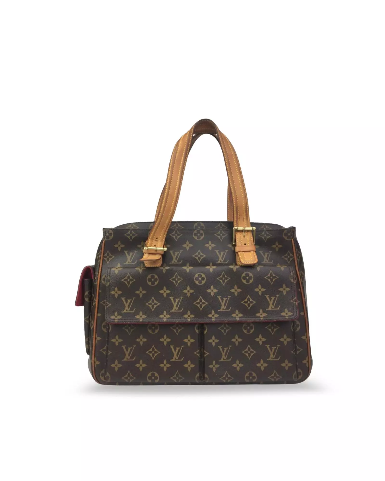 Preloved Cabas Piano Monogram Canvas Tote Bag Brown Karen Millen