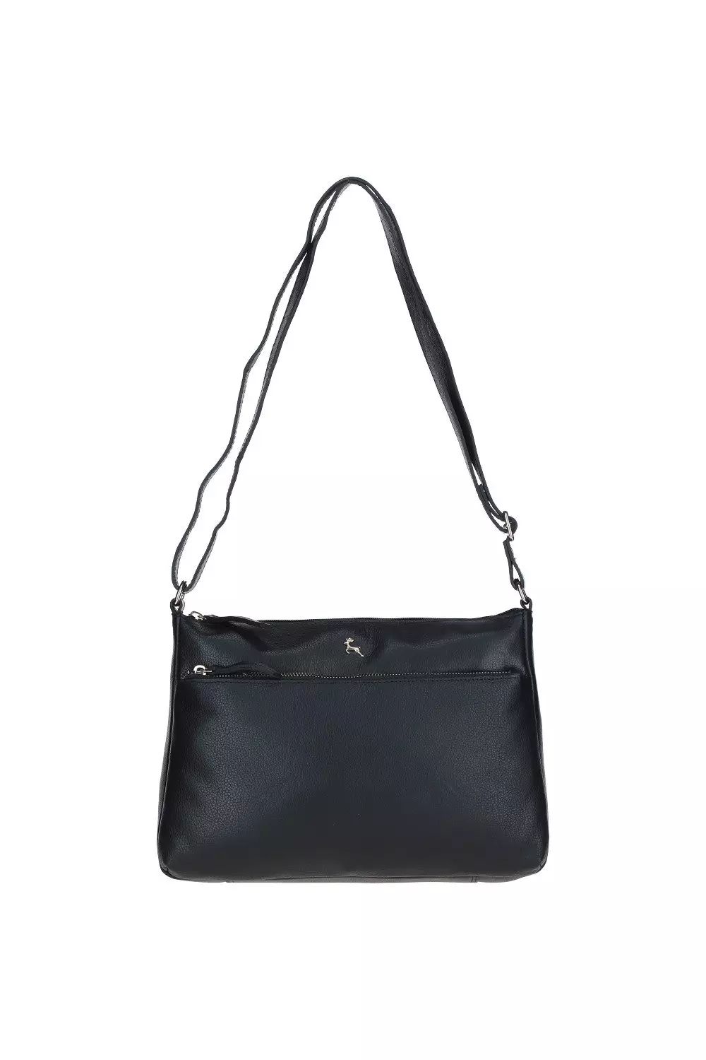 Black 'Balmoral' Real Leather Shoulder Bag alternative image