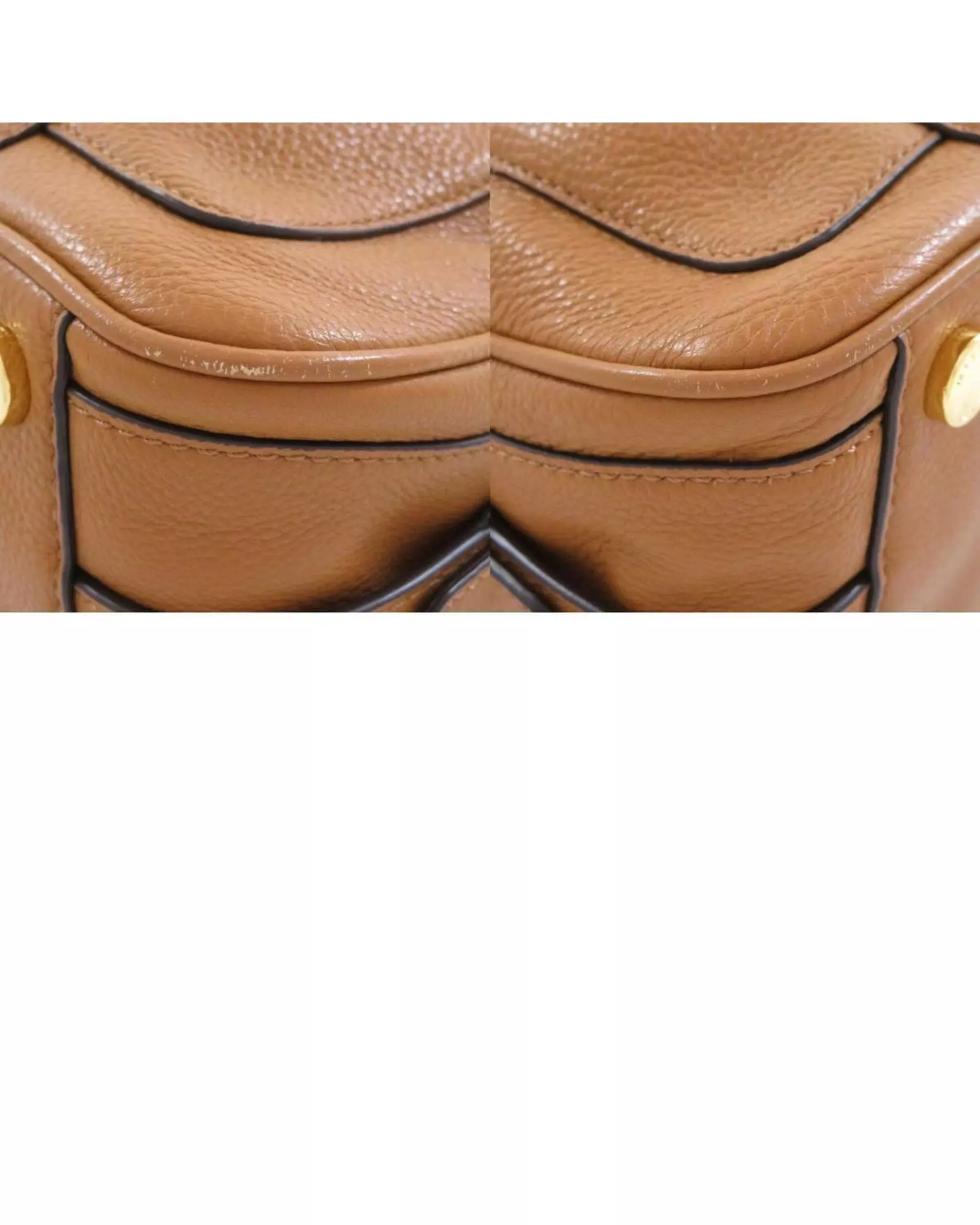 Preloved Jet Set Item Medium Dome Satchel Wo - Brown Handbags alternative image