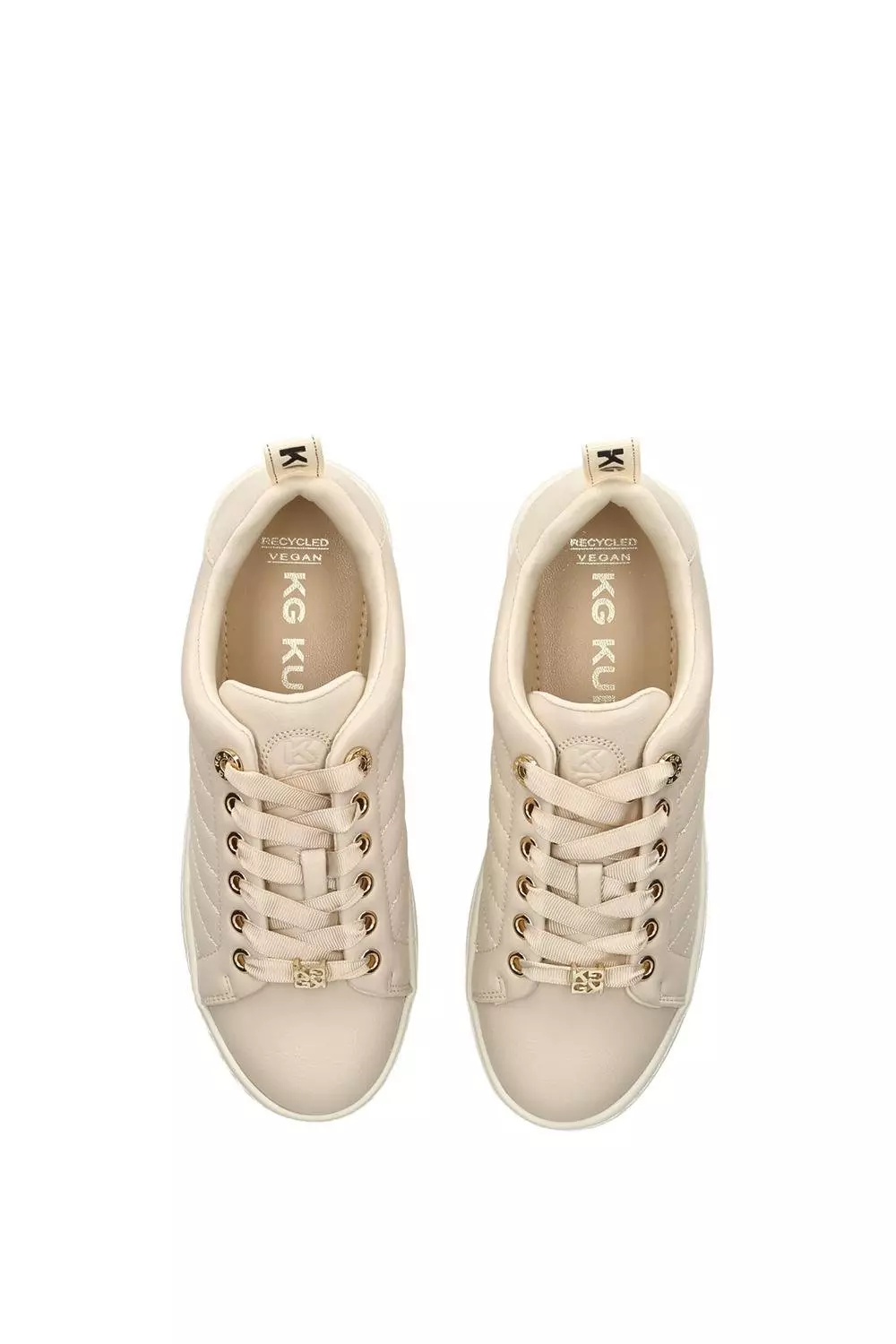 Pale pink 'Liza Quilt'  Trainers alternative image