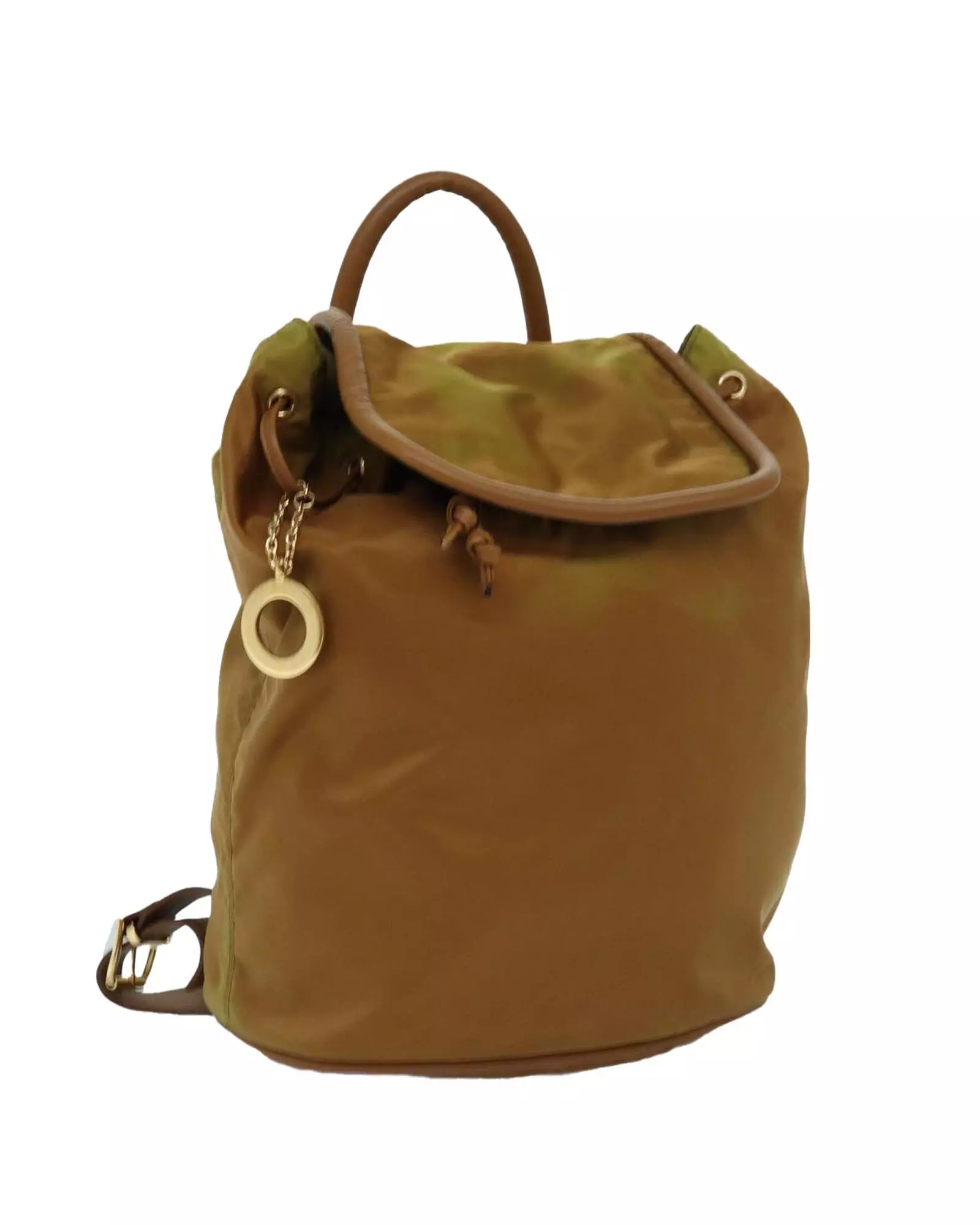 Preloved Drawstring BackpackModelSmall Women - Brown alternative image
