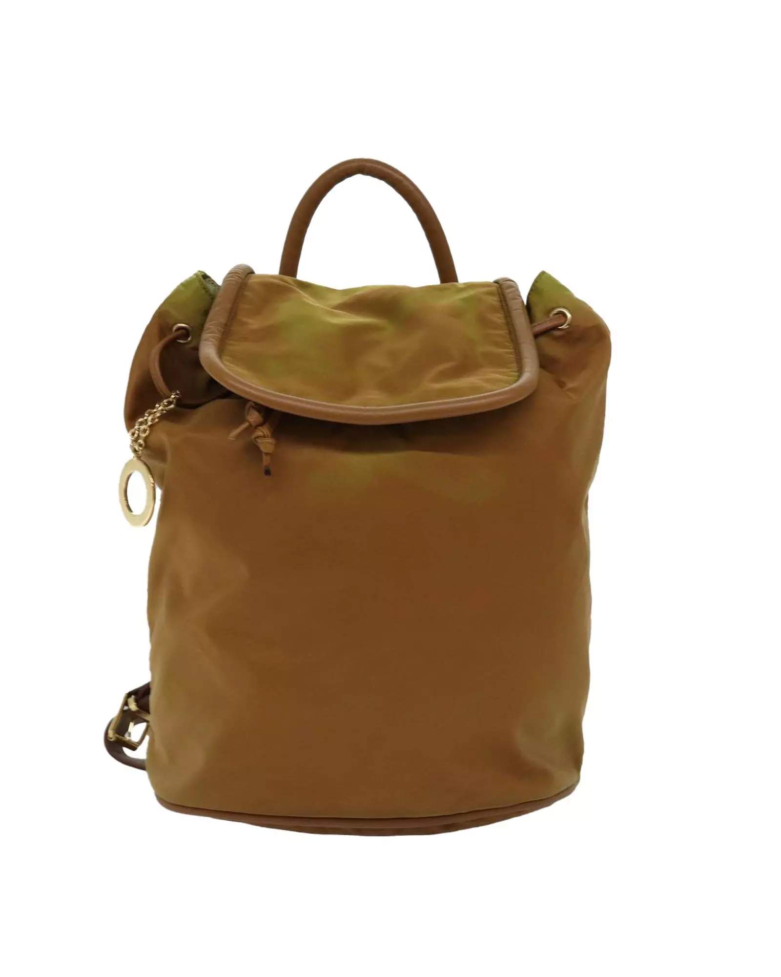 Preloved Drawstring BackpackModelSmall Women - Brown alternative image