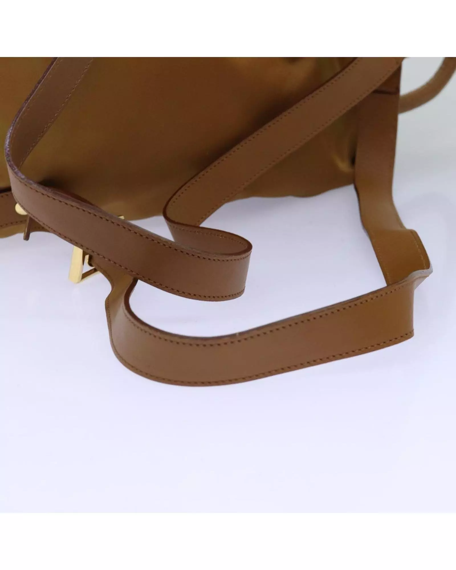 Preloved Drawstring BackpackModelSmall Women - Brown alternative image