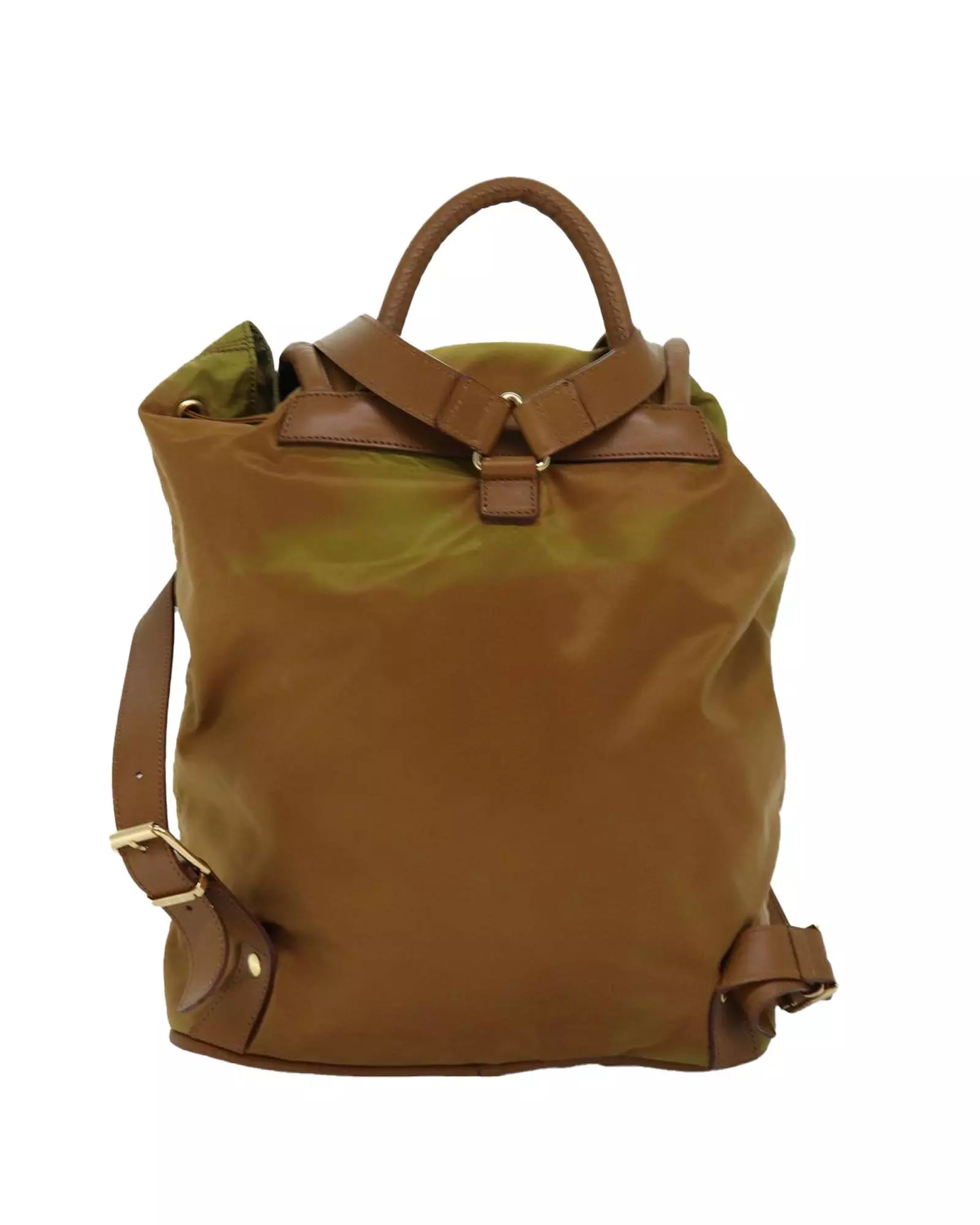 Preloved Drawstring BackpackModelSmall Women - Brown alternative image