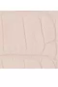 Natural Matte Croc Medium Clutch- alternative image