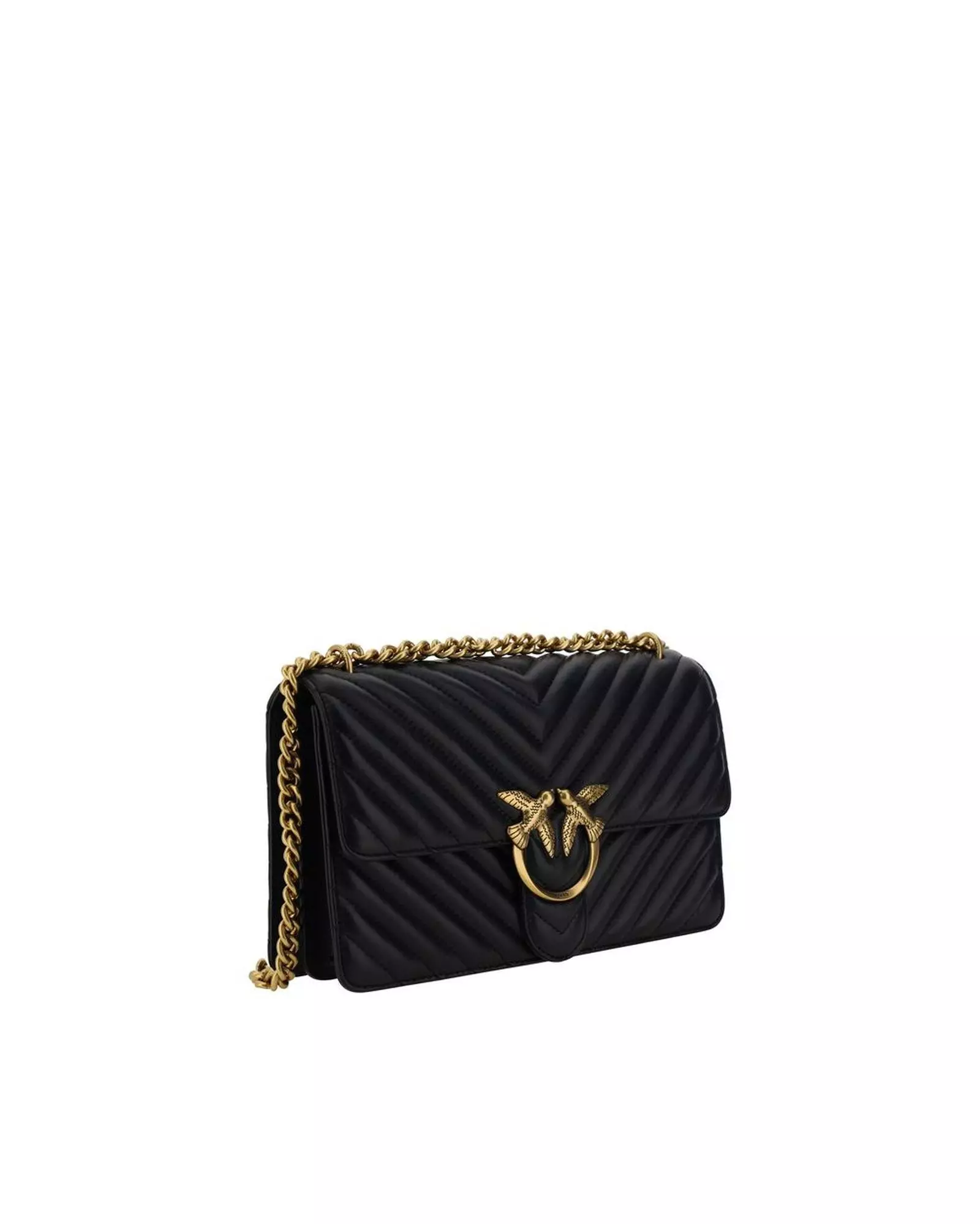 Love Bag Quilted Shoulder Bag Wo - Black alternative image