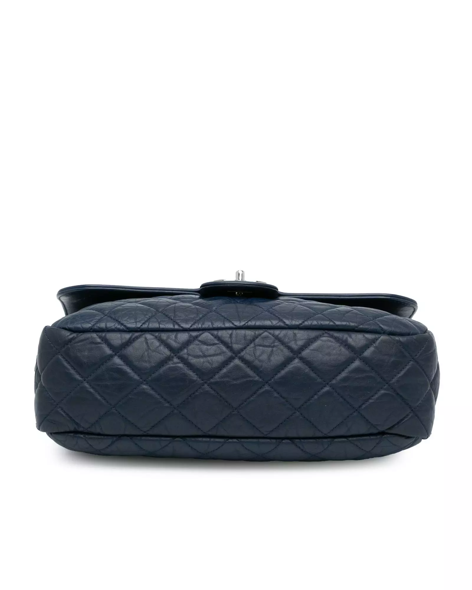 Preloved Classic Flap Bag Quilted Leather Wo - Blue Shoulder Bags alternative image
