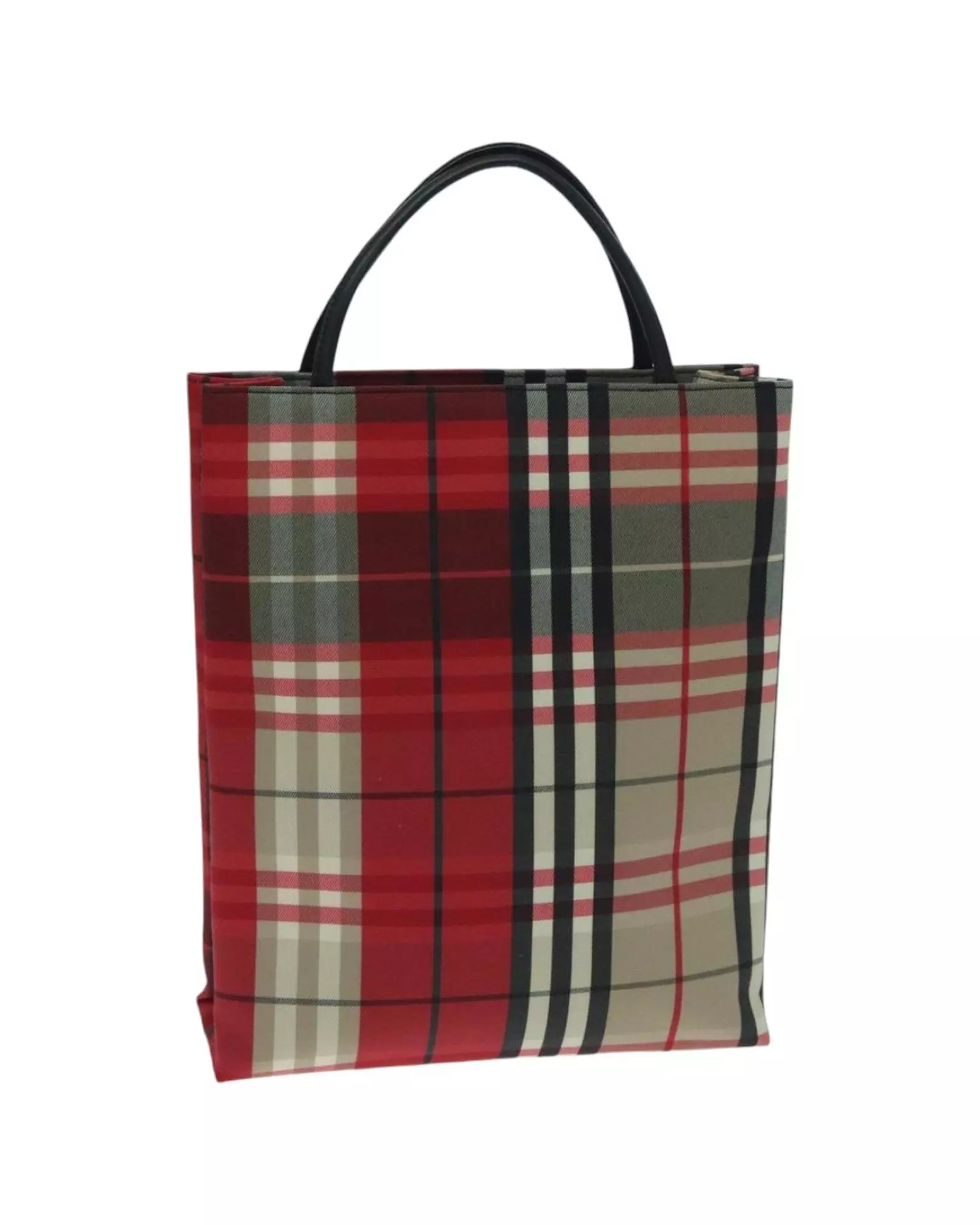 Preloved Red Plaid Tote Classic Model Tote Wo Tote Bags alternative image