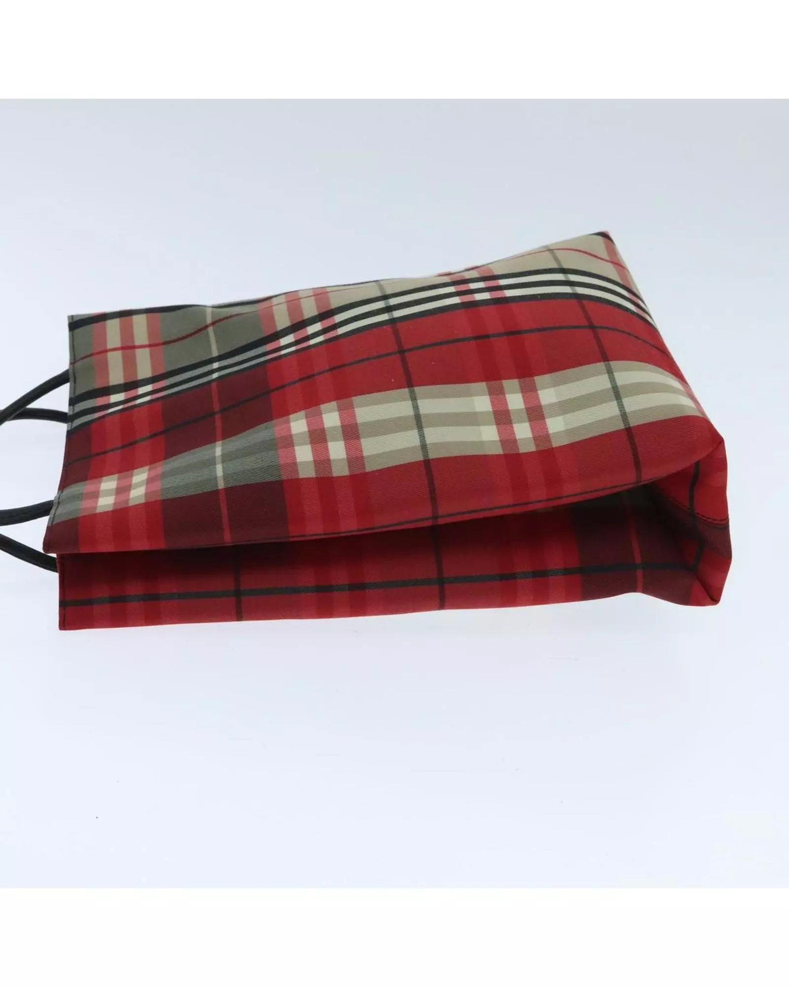 Preloved Red Plaid Tote Classic Model Tote Wo Tote Bags alternative image