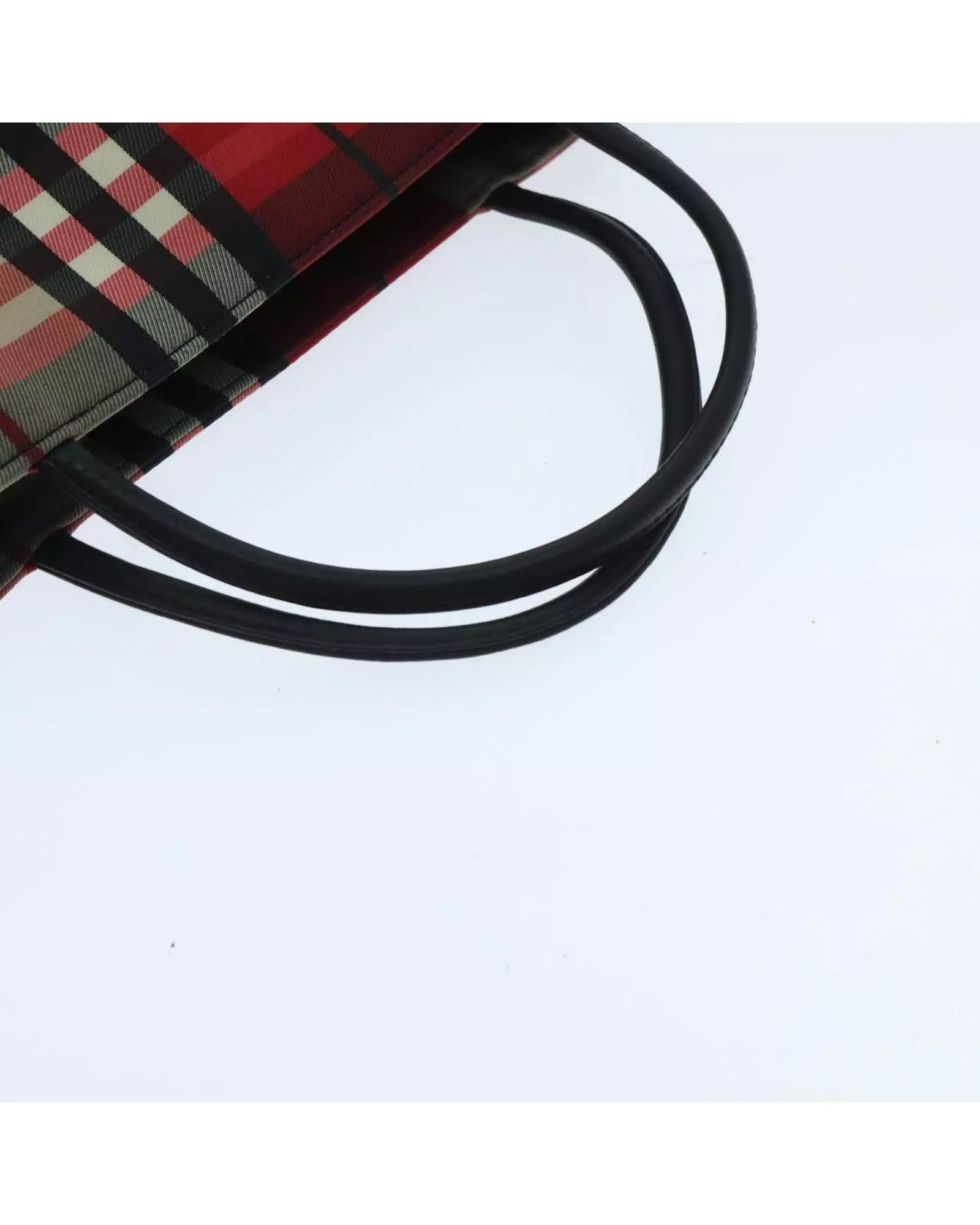 Preloved Red Plaid Tote Classic Model Tote Wo Tote Bags alternative image