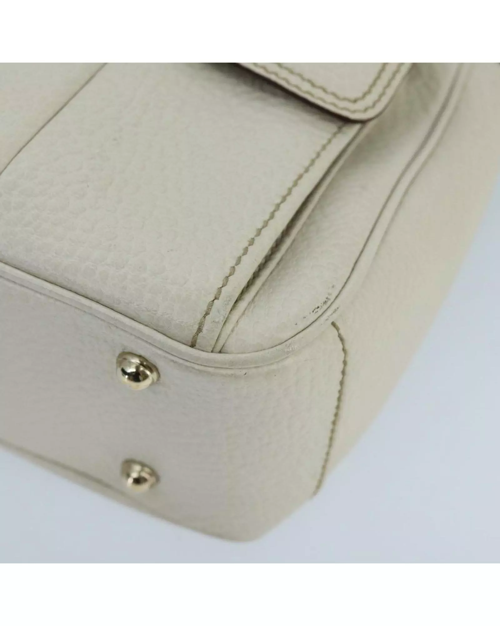 Preloved Bamboo Shopper Tote Medium Wo - White Handbags alternative image