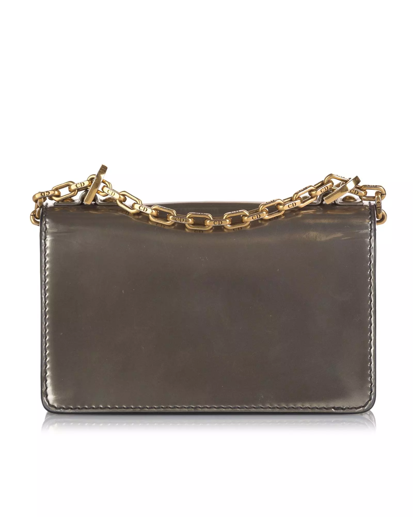 Gray leather shoulder bag hotsell
