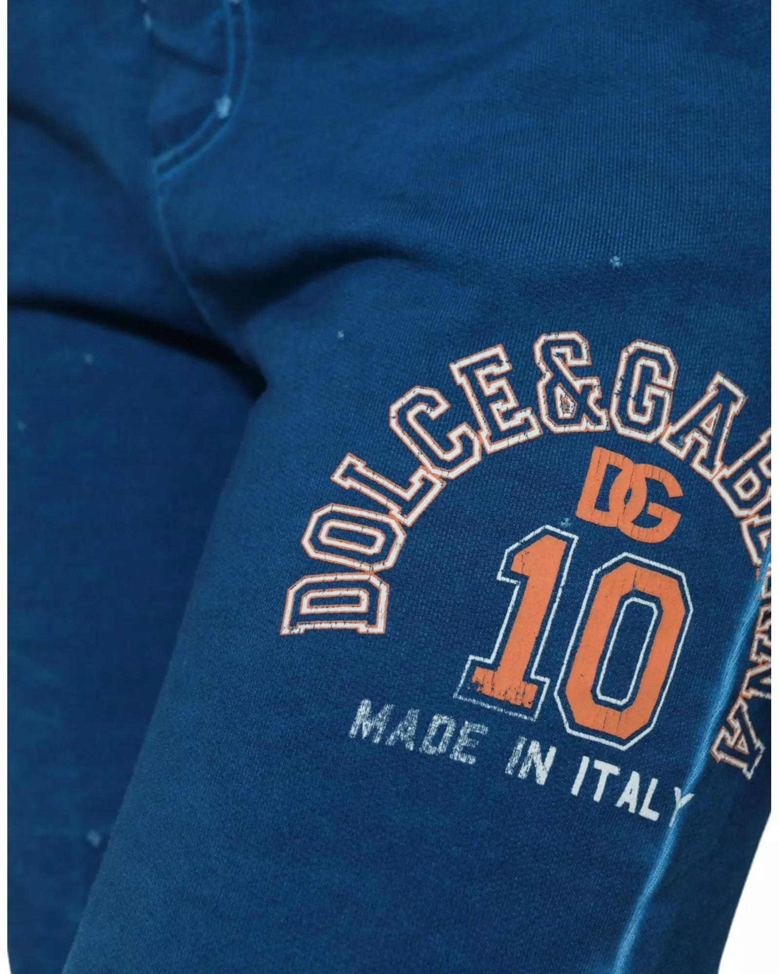 【DOLCE&GABBANA】マーブル ボーイフレンド ジーンズ Maison Margiela ダメージ ストレートジーンズ | ブルー