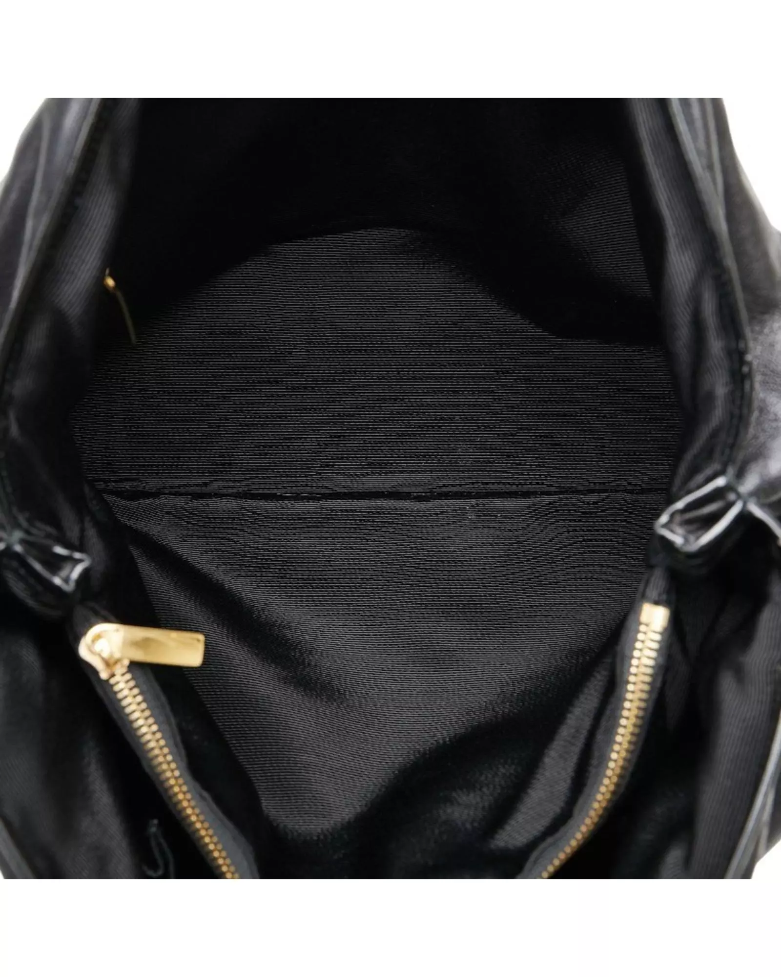 Preloved Leather Tote Bag Gancino Buckle Women - Black alternative image